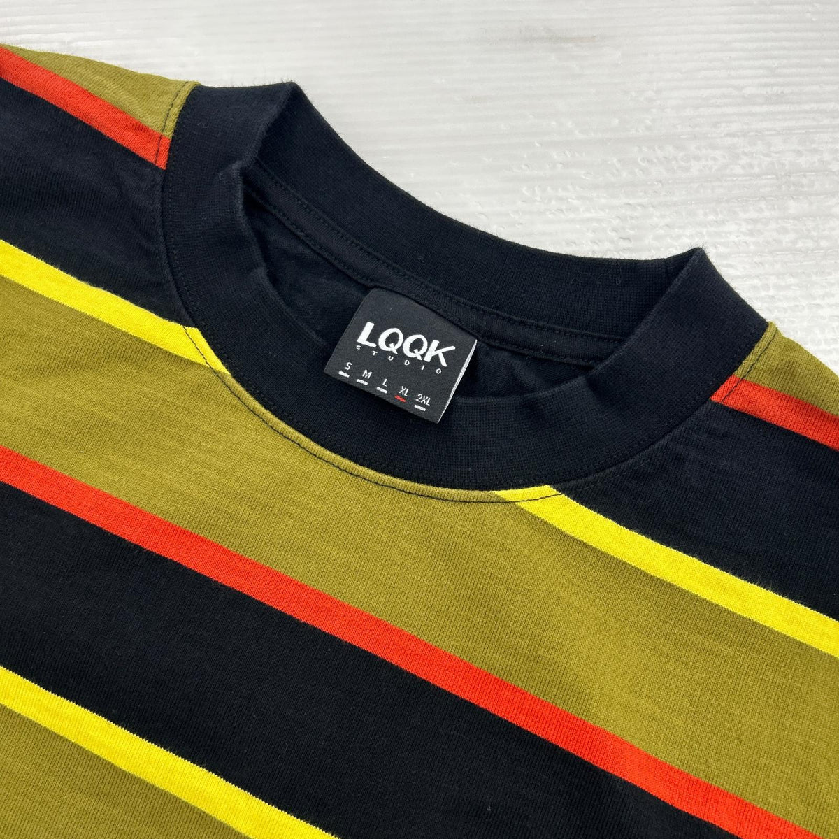 長袖Ｔシャツ LQQK Studio L/S RUGBY WEIGHT BORDER TEE