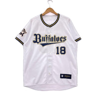 半袖シャツ オリックス 山本由伸 18 (L) L ホワイト