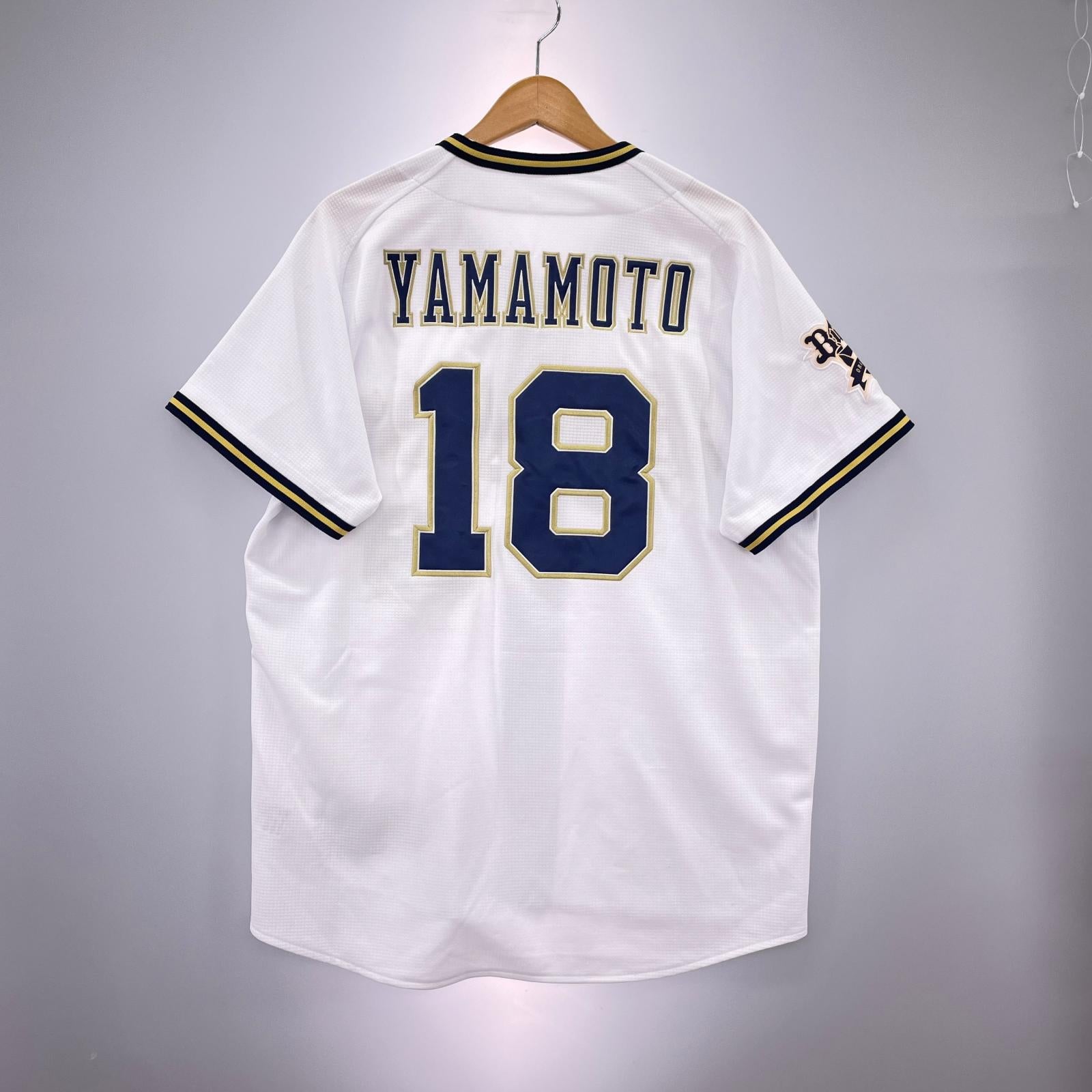 半袖シャツ オリックス 山本由伸 18 (L) L ホワイト