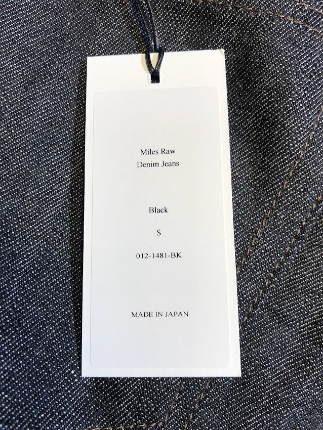 パンツ VUJA DE Miles Raw Denim S ブラック
