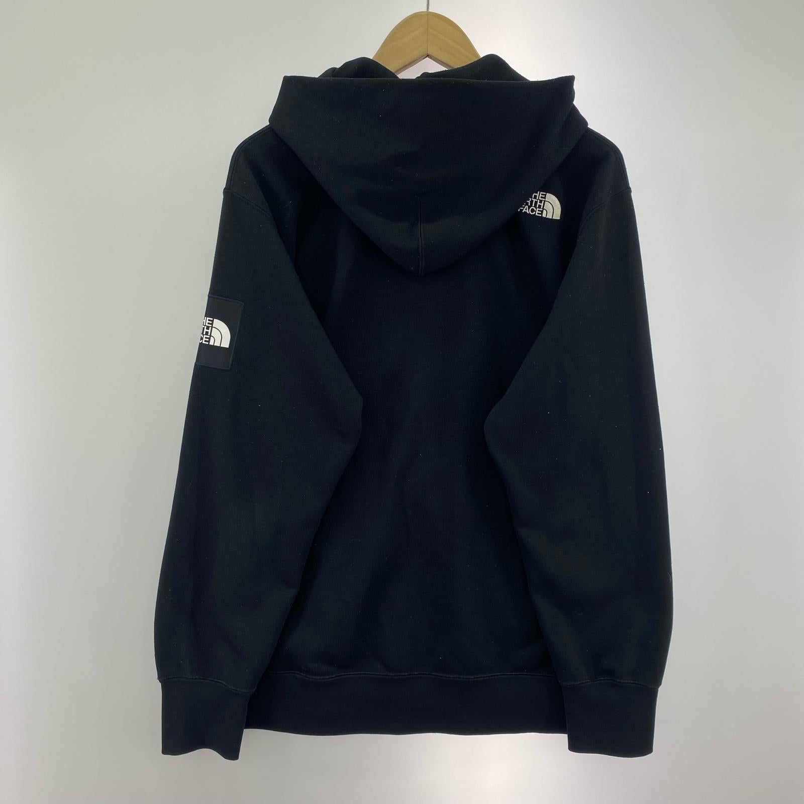 パーカー スクエアロゴ BLK L L ブラック