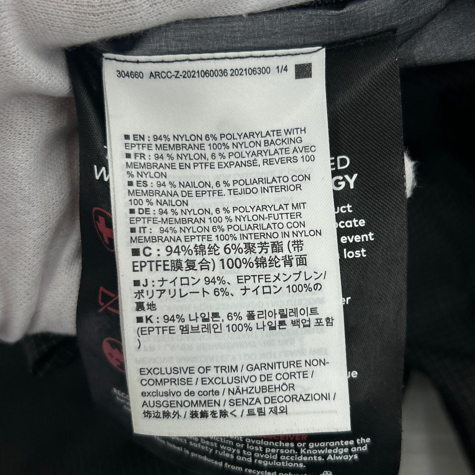 ジャケット BETA LT HADRON JACKET/ブラック/S S ブラック