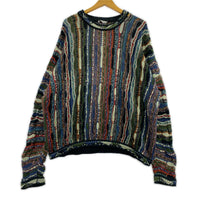 ニット NEIMAN MARCUS 総柄 マルチカラー