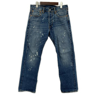 デニムパンツ LEVI'S PREMIUM 501 ペイント加工 (W31 L28表記)