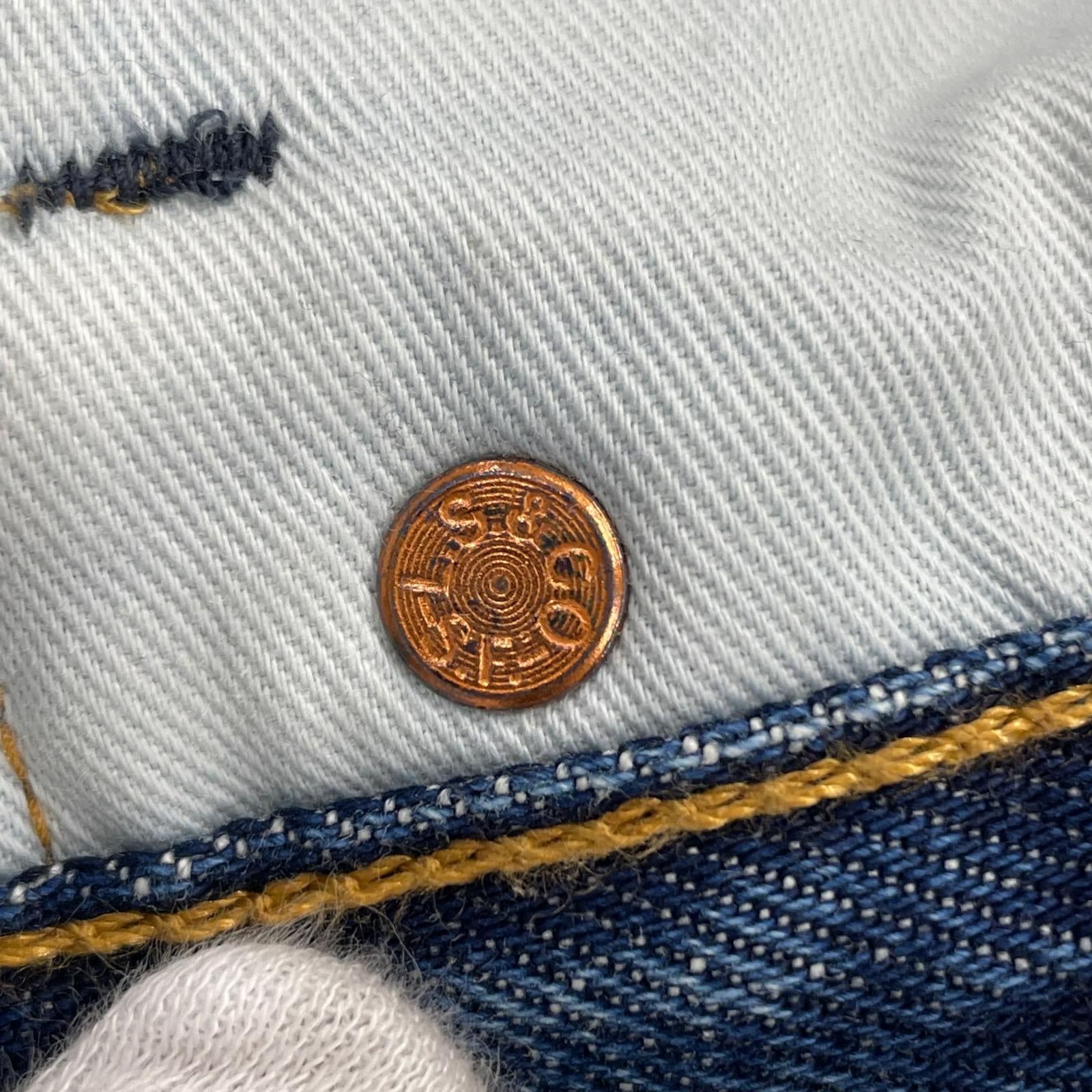 デニムパンツ LEVI'S PREMIUM 501 ペイント加工 (W31 L28表記)