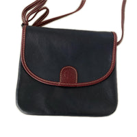 ショルダーバッグ ENRIQUE LOEWE KNAPPE レザー ネイビー ネイビー
