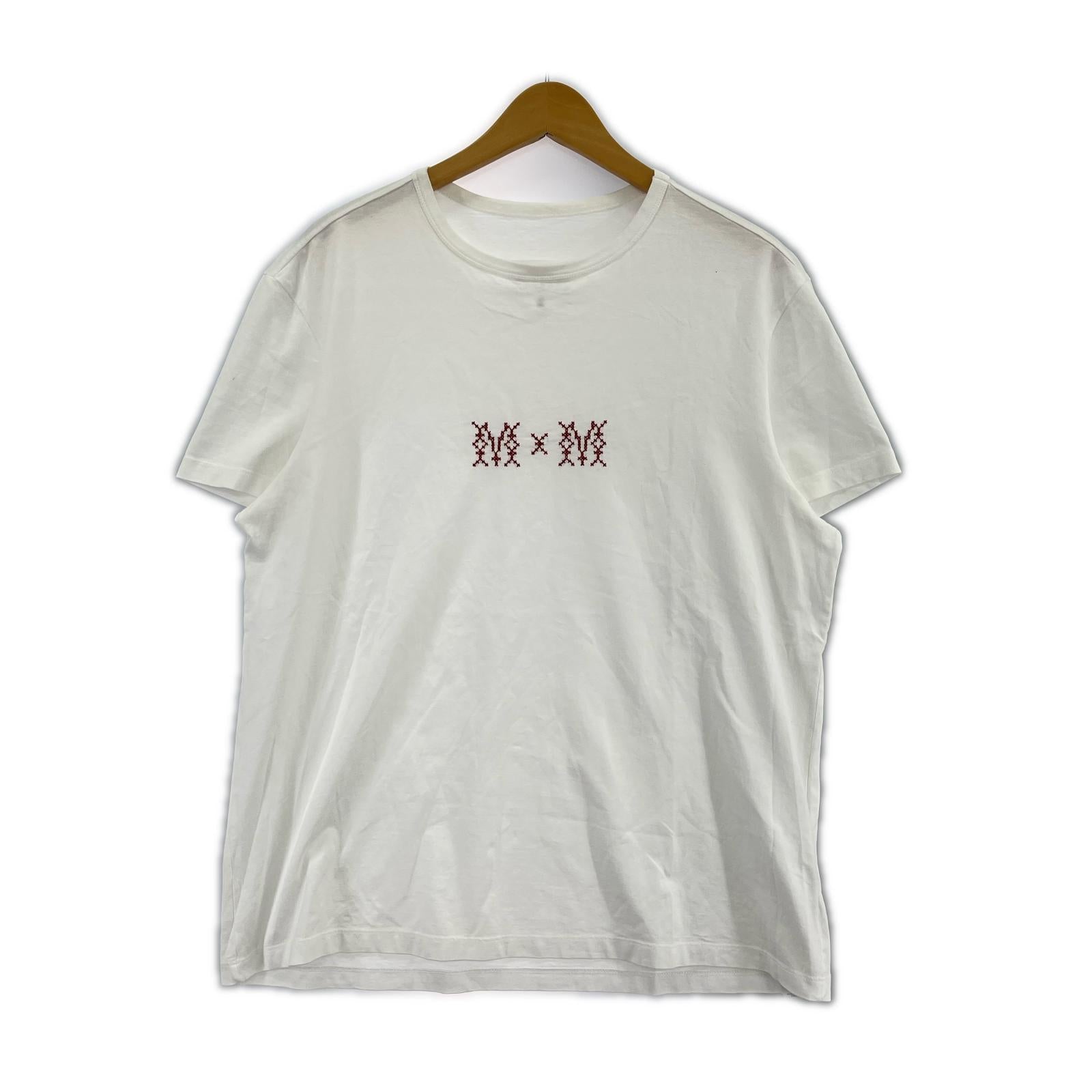 半袖Ｔシャツ M×M刺繍 白 46 ホワイト