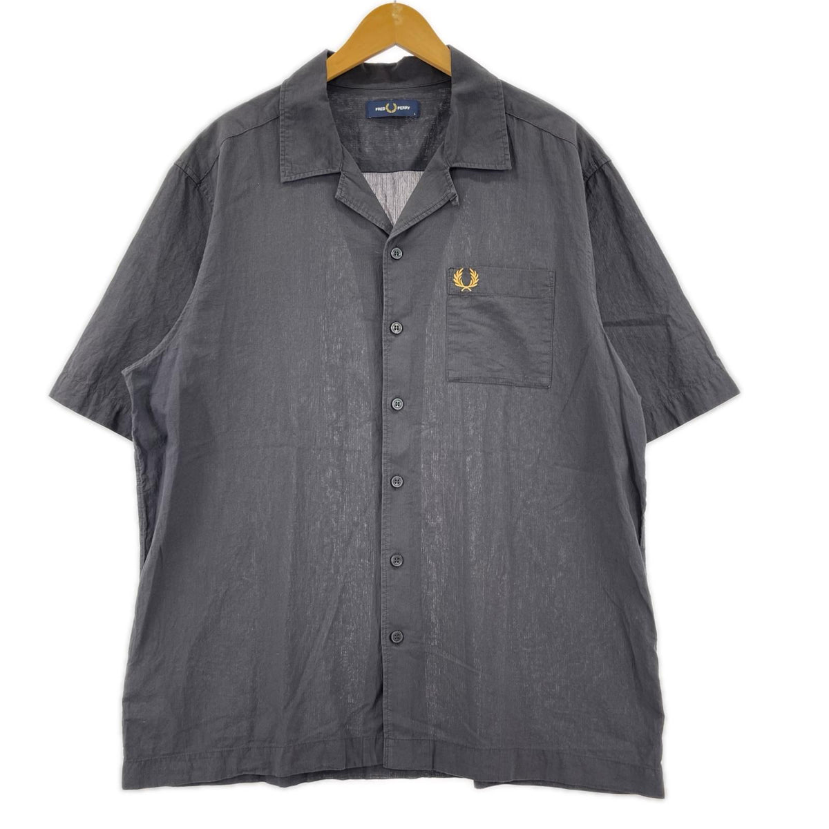 半袖シャツ FRED PERRY 半袖シャツ L グレー