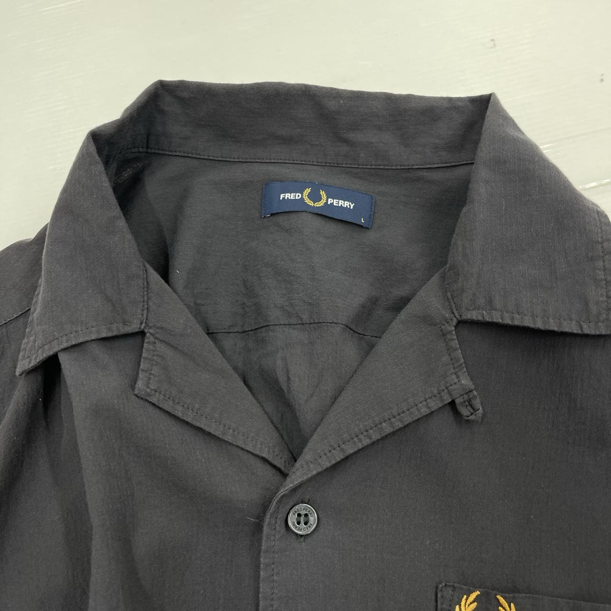 半袖シャツ FRED PERRY 半袖シャツ L グレー