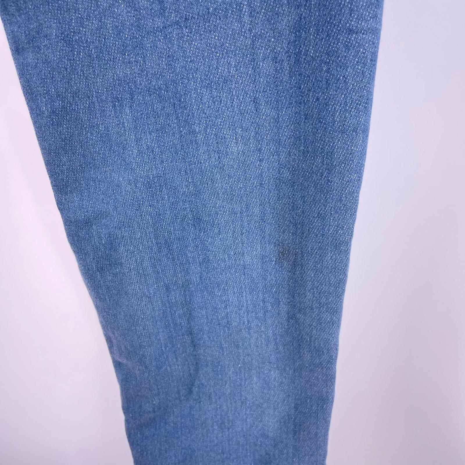 デニムパンツ 立体裁断 切替デザイン (M) M ネイビー