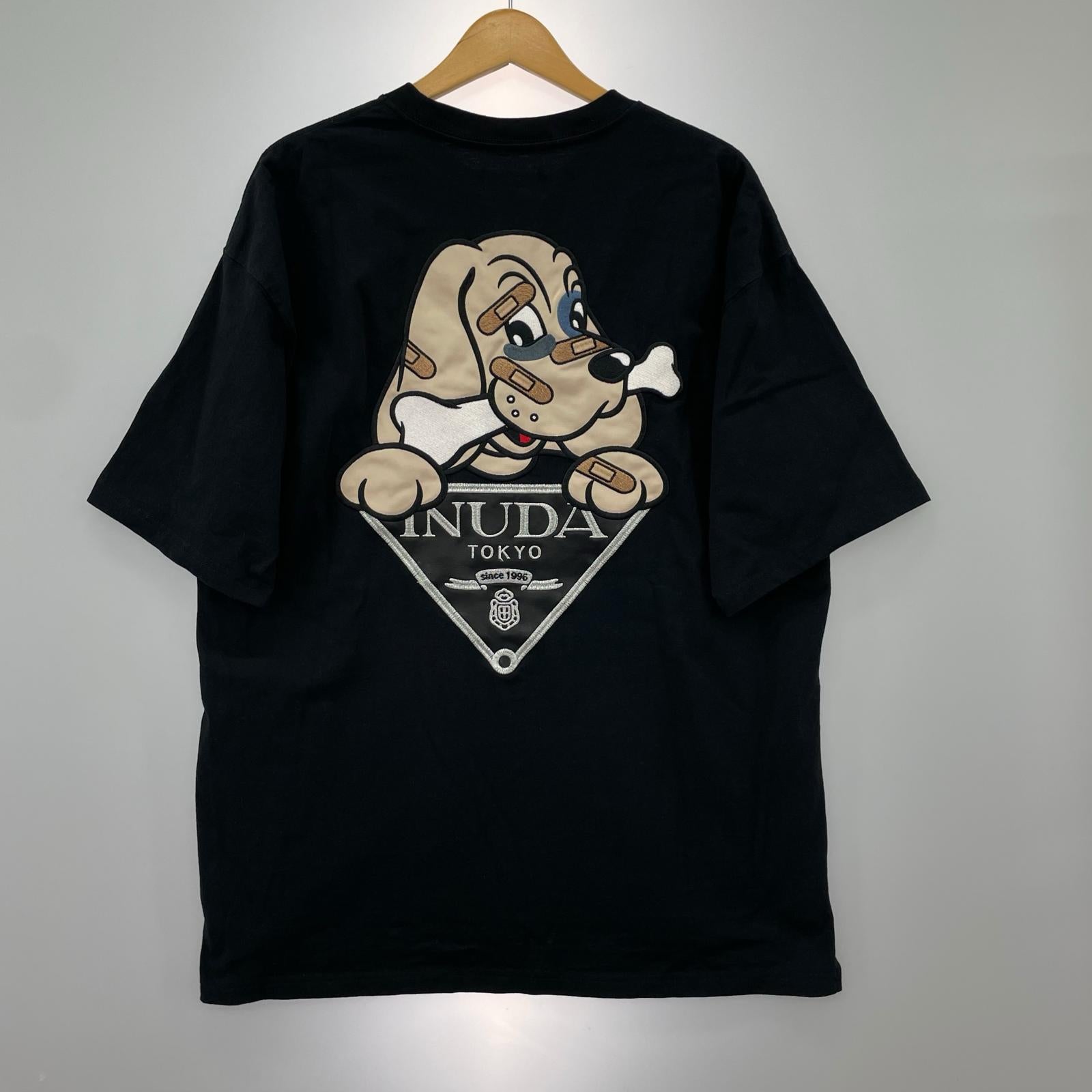 半袖Ｔシャツ GALFY×GALLIS ADDICTION INUDA 黒 (L) L ブラック