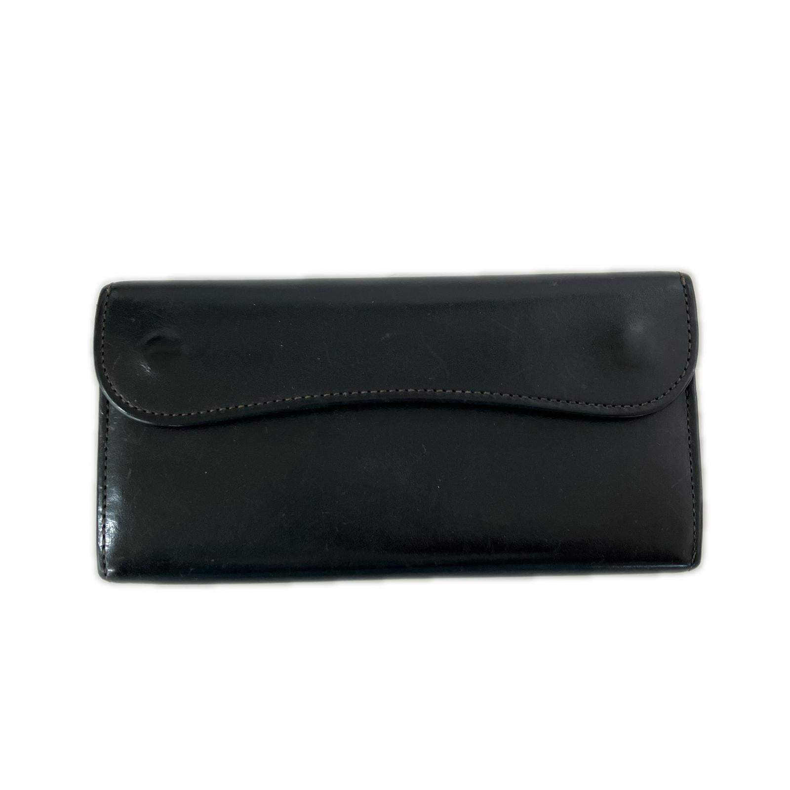 長財布 WILDSWANS レザー 黒 ブラック