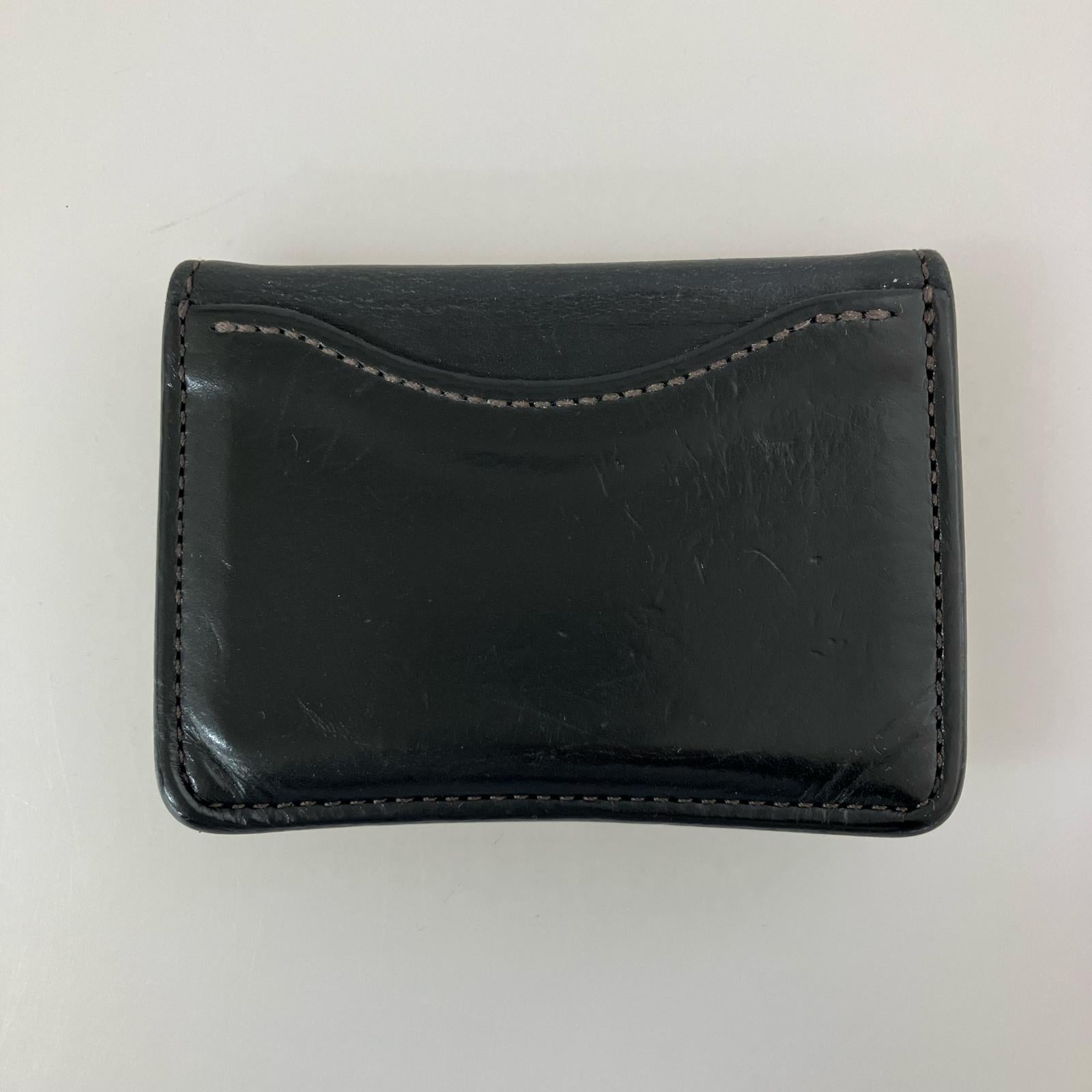 コンパクトウォレット WILDSWANS レザー コインパース 黒 ブラック