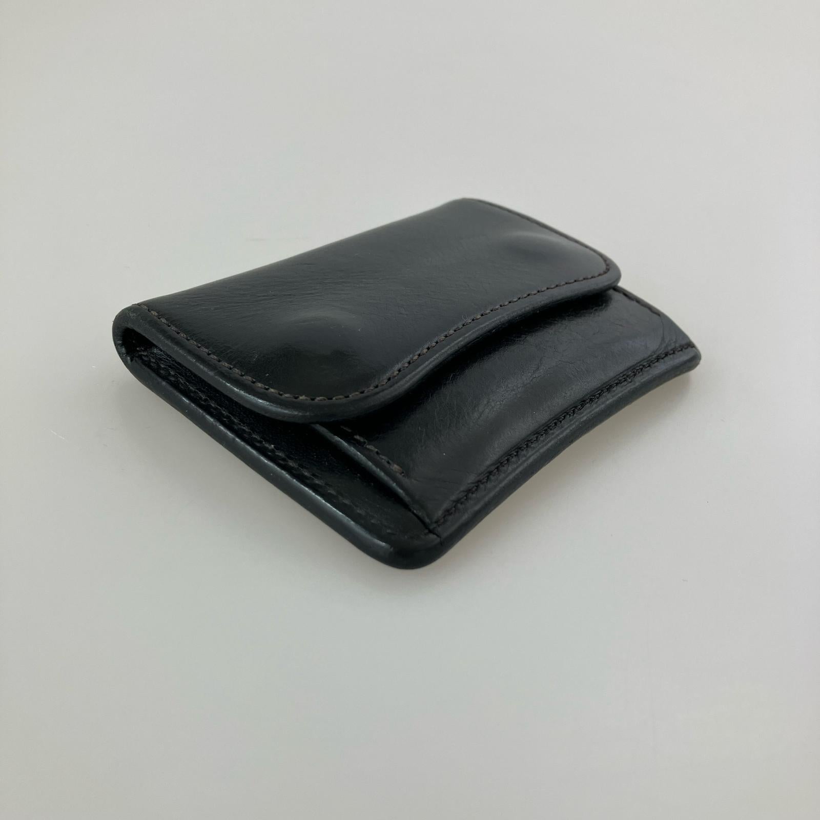 コンパクトウォレット WILDSWANS レザー コインパース 黒 ブラック