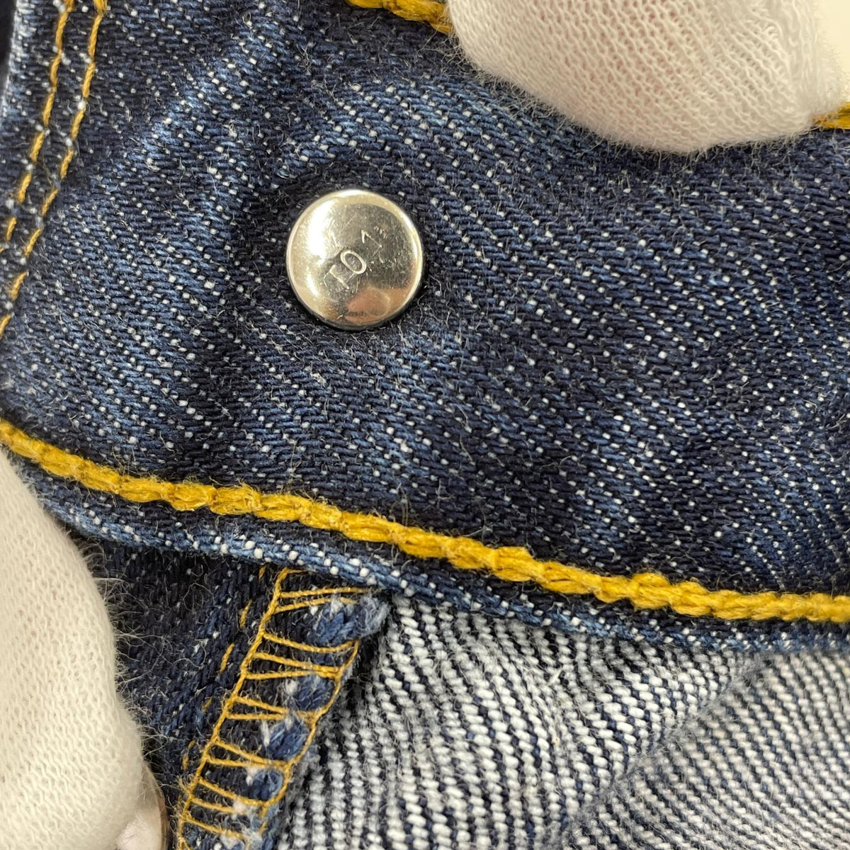 デニムパンツ ﾕｰﾛ　501　W36　01年 36 ネイビー