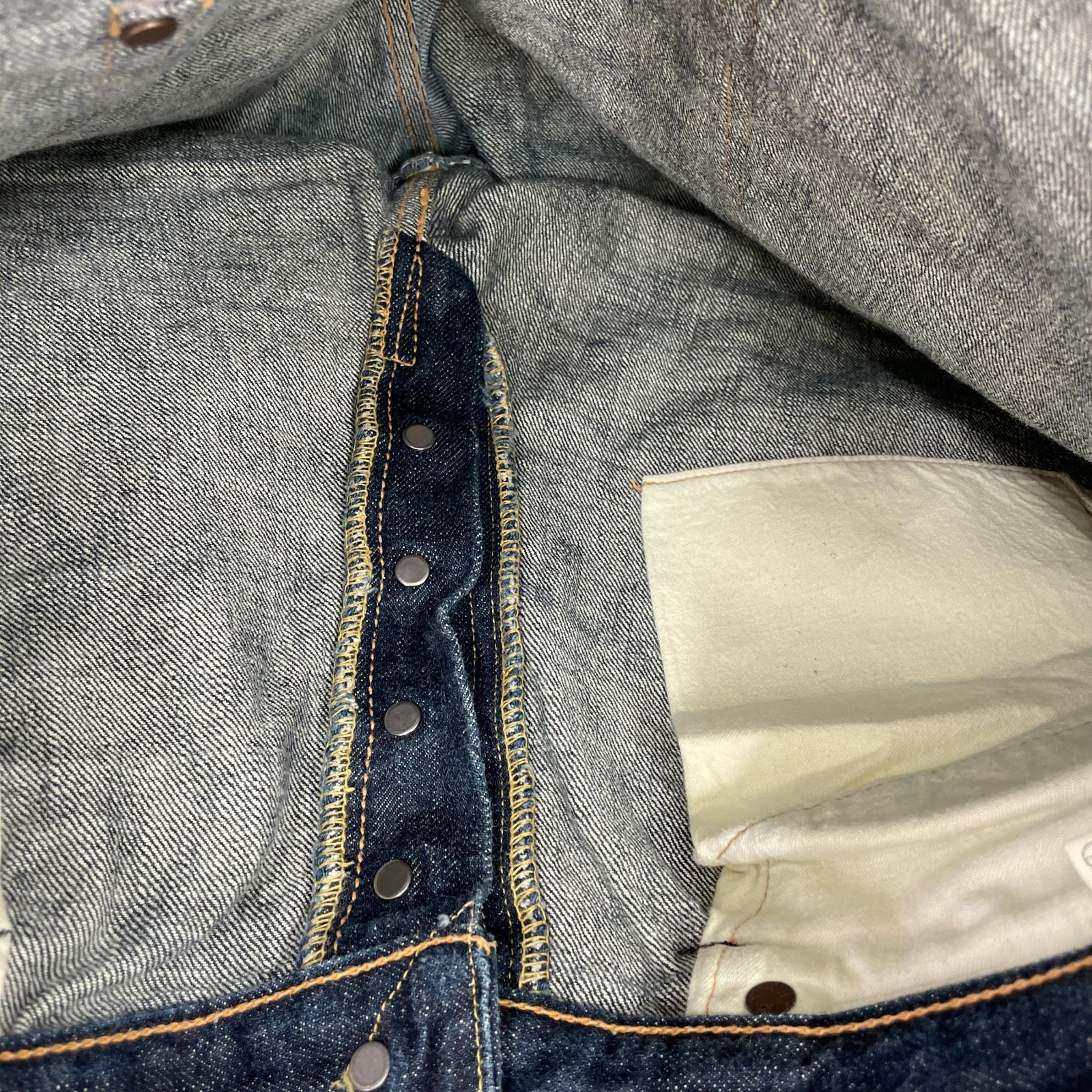 デニムパンツ WAREHOUSE 1000XX デニムパンツ W38L32 インディゴ 38 ネイビー