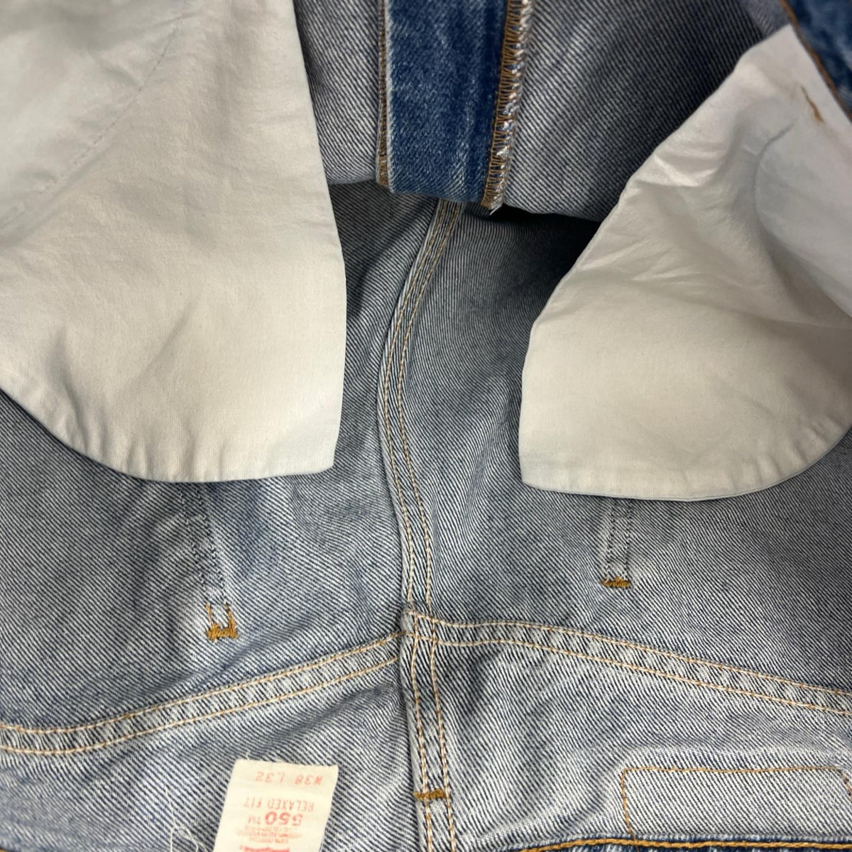 デニムパンツ 550 オレンジタブ 38 ブルー
