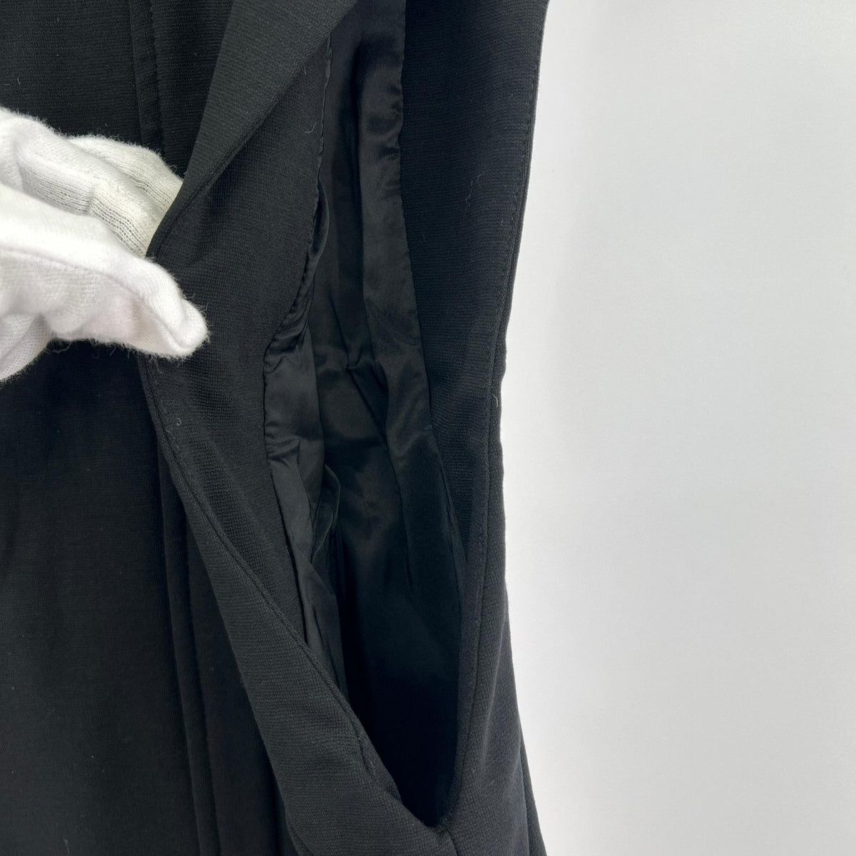 ジャケット sarah pacini ノースリーブ スウェット 黒 1 ブラック