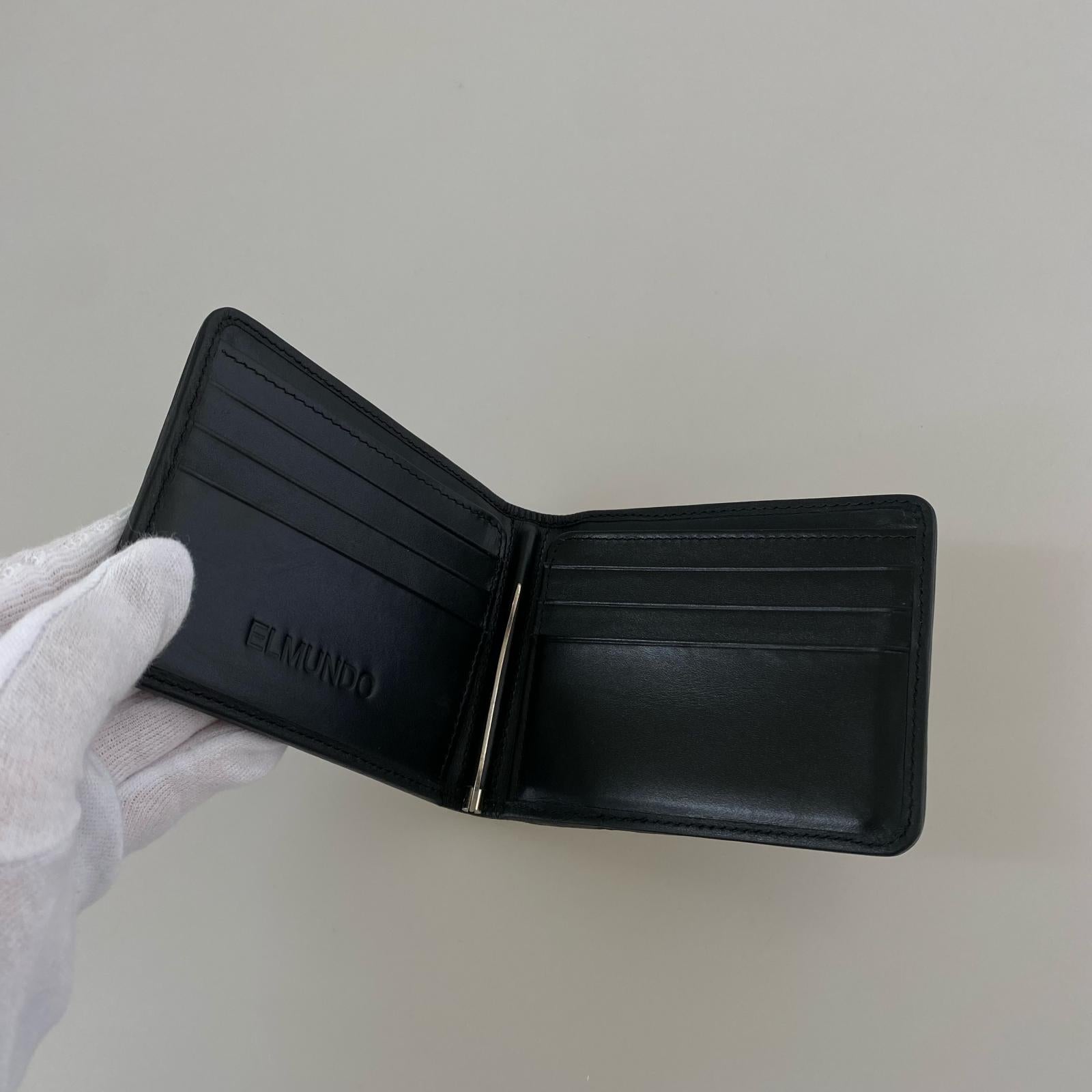 コンパクトウォレット elmundo 二つ折り財布 エイ革