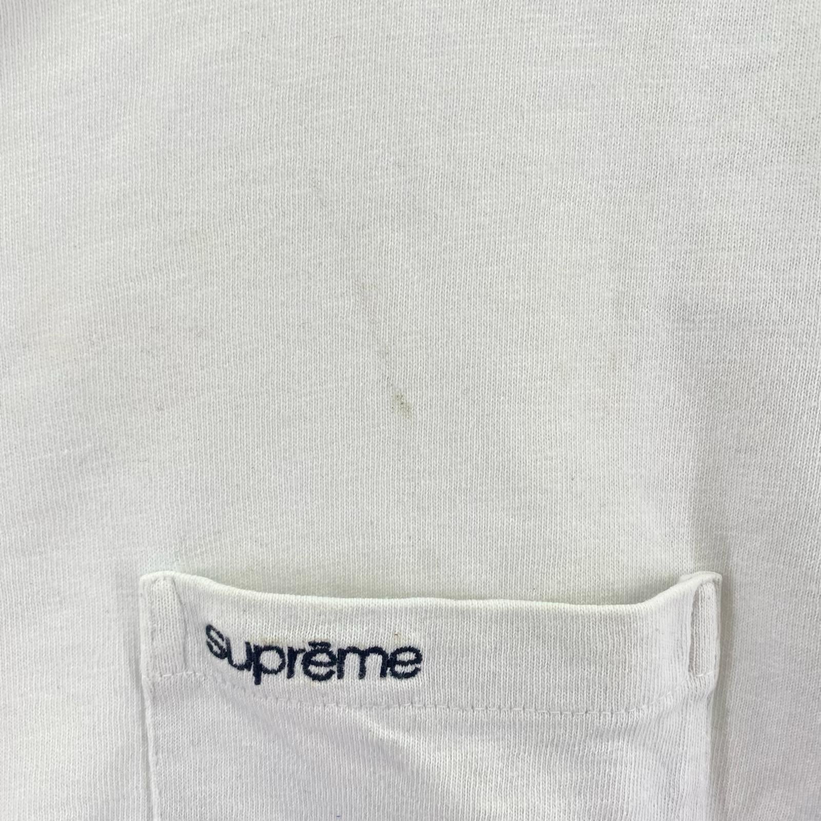 半袖Ｔシャツ Supreme ポケットT WH L ホワイト