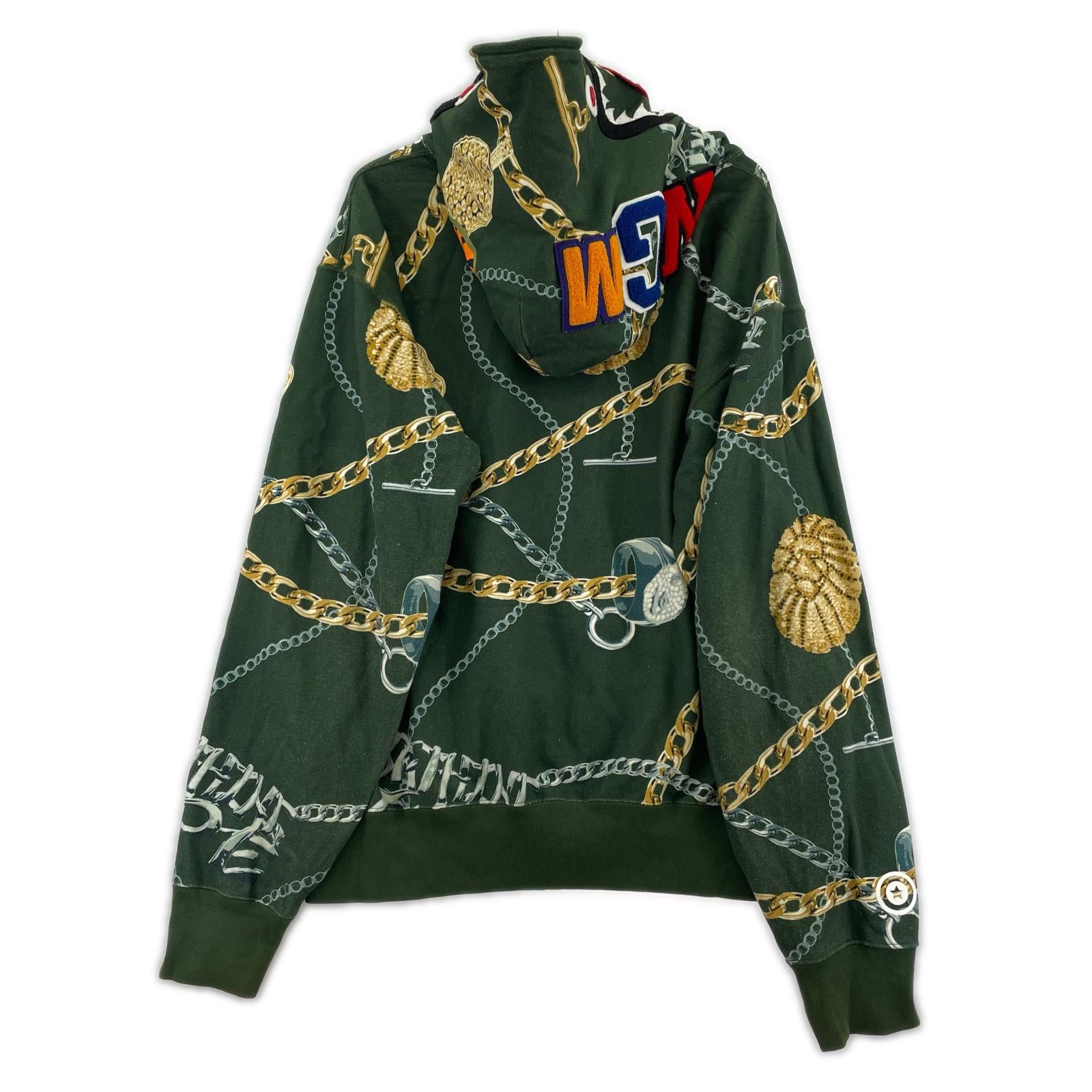 パーカー JEWELS SHARK FULL ZIP HOODIE 2XL