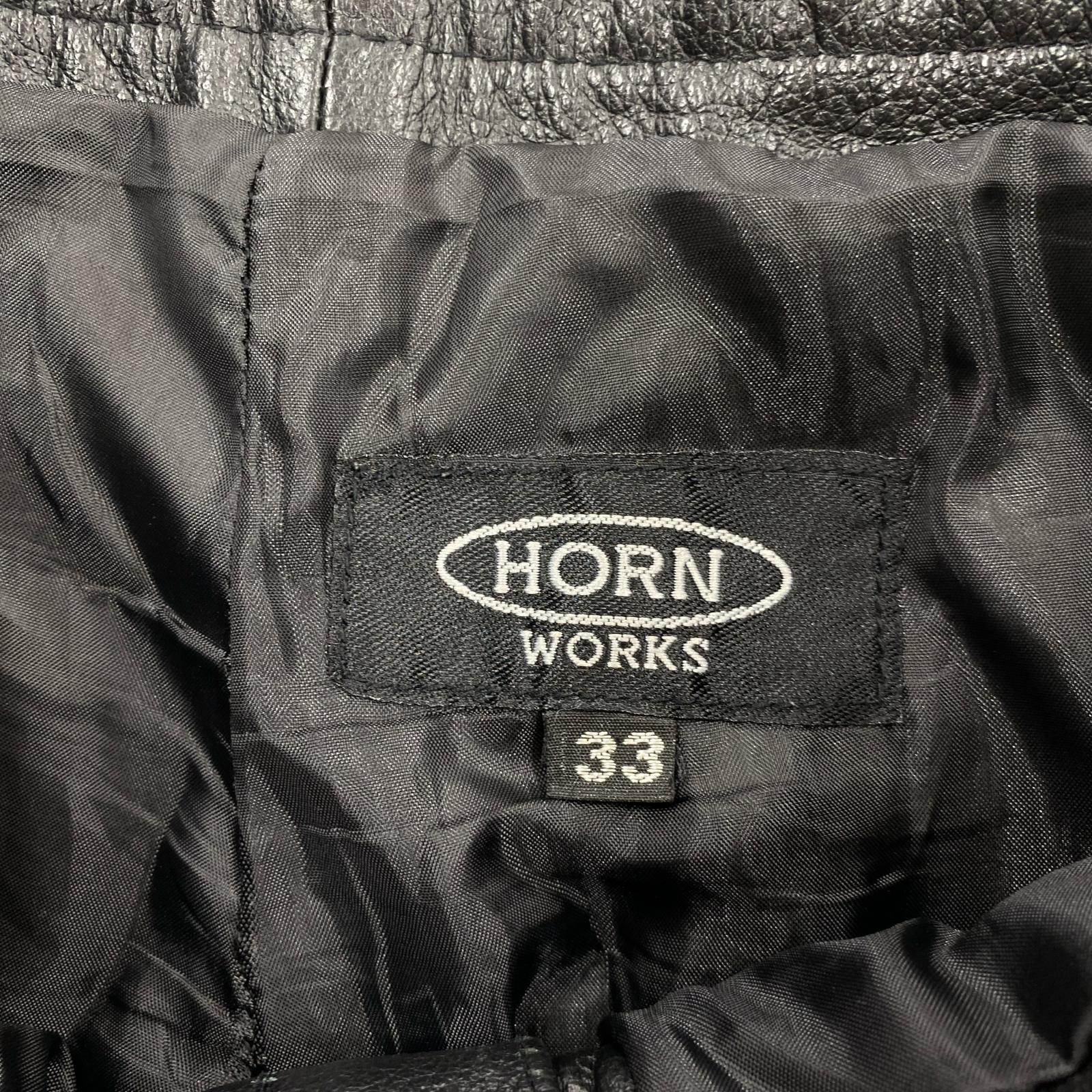 パンツ HORN WORKS 黒 33 ブラック