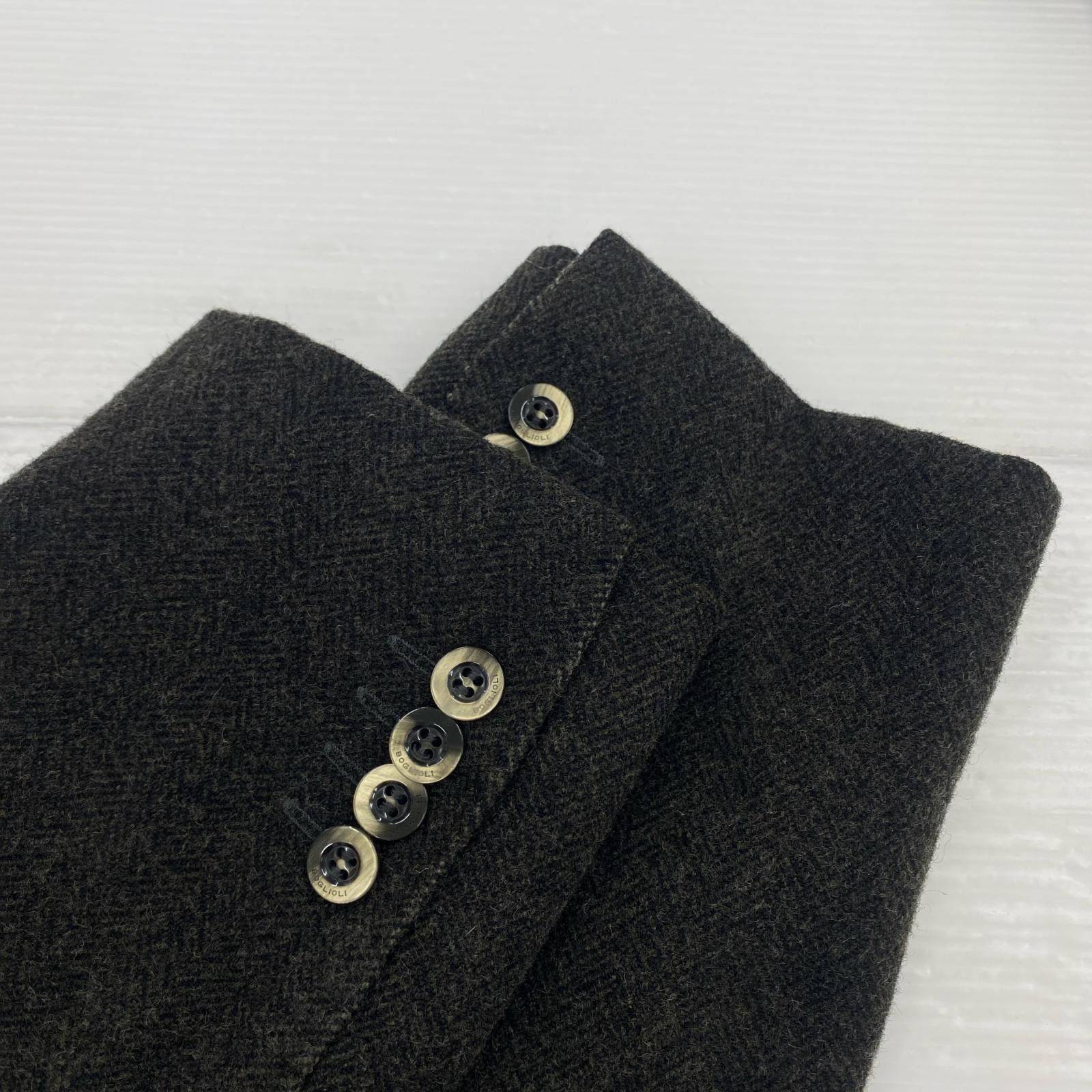 ジャケット BOGLIOLI ウールコート ダークグレー (44)
