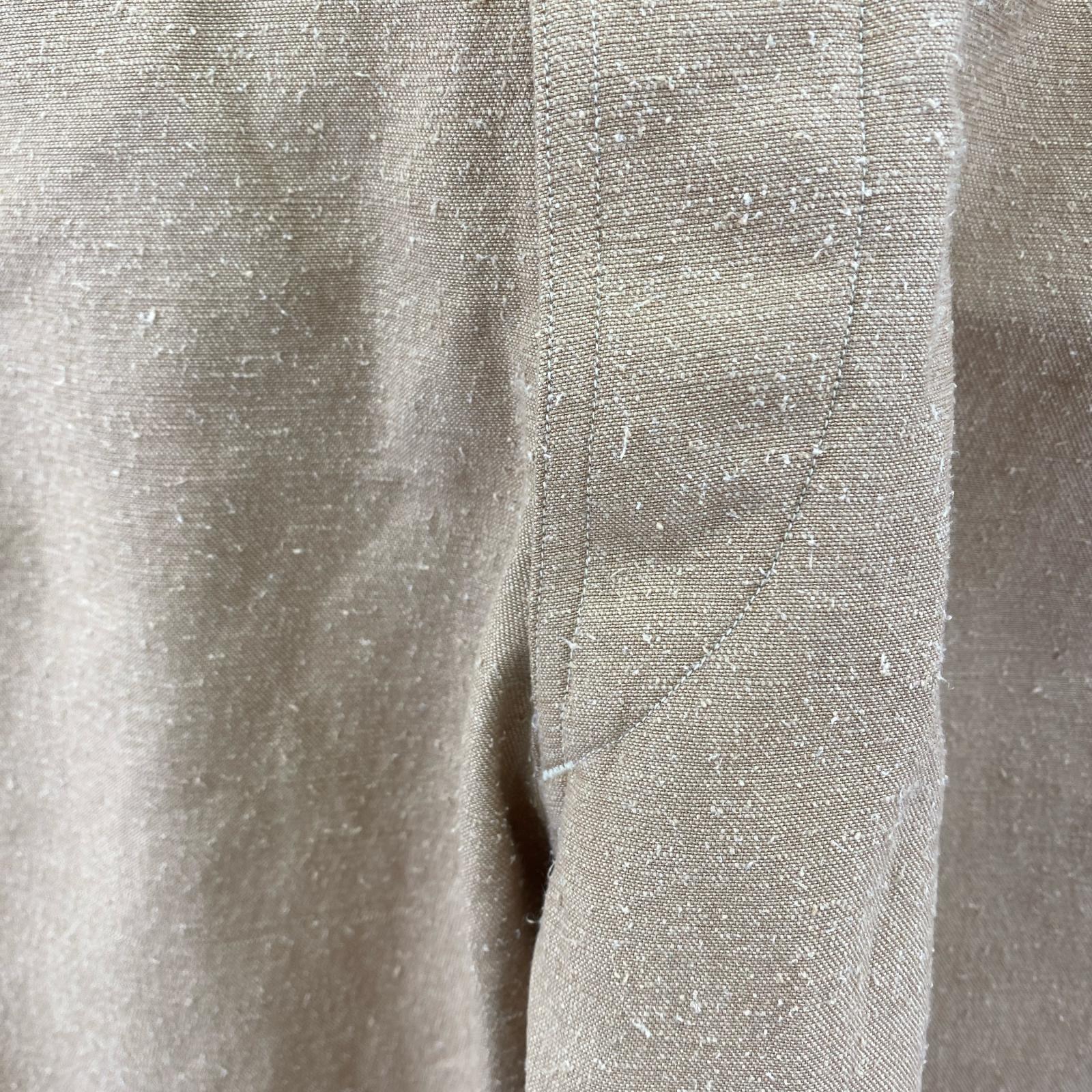 オーバーオール 22SS RAKINES SILK HEMP BACK SATIN BIB(2) 2 ブラウン