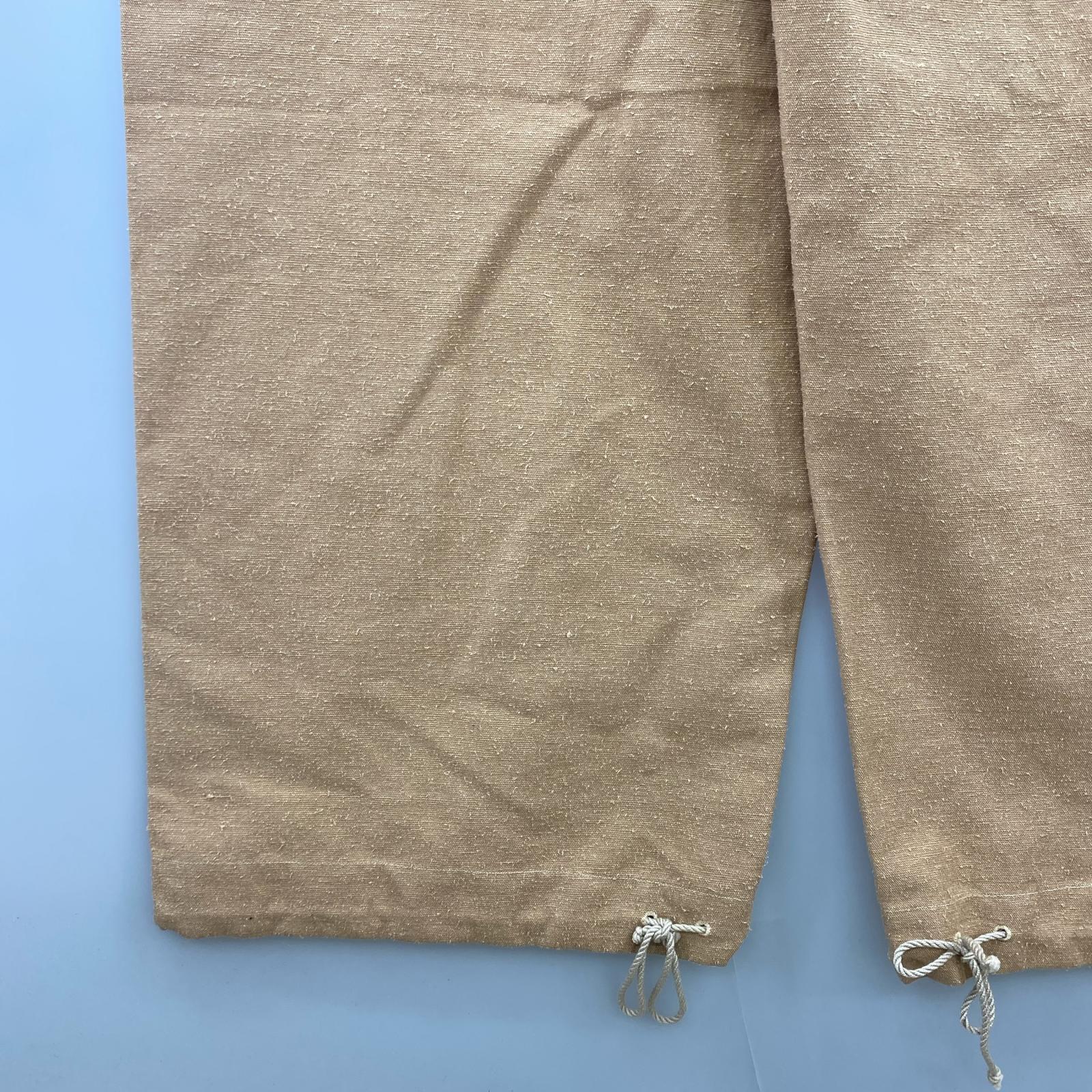 オーバーオール 22SS RAKINES SILK HEMP BACK SATIN BIB(2) 2 ブラウン