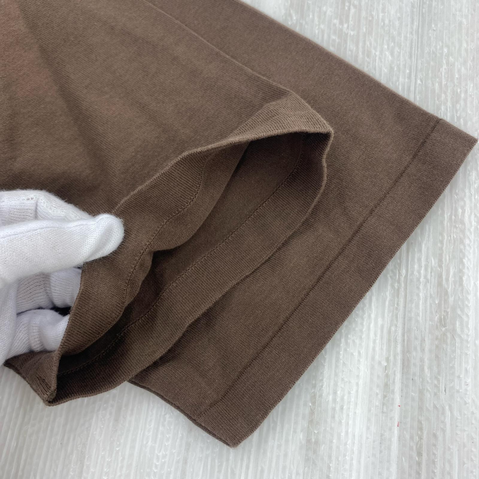 半袖Ｔシャツ 22SS Crewneck Knit Pocket Tee 茶 (36) 36 ブラウン