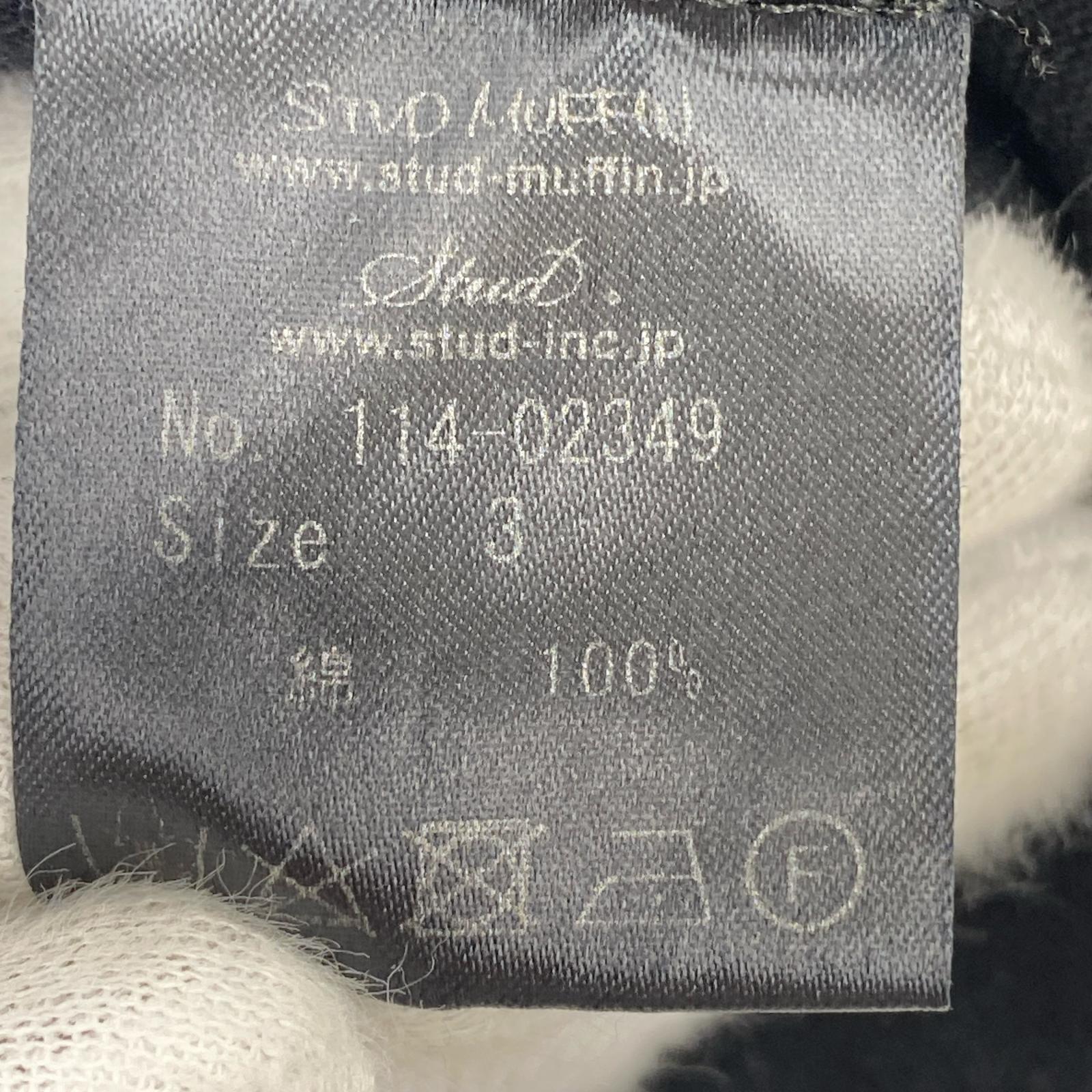 半袖Ｔシャツ STUD MUFFIN スパンコールTEE ブラック 3 ブラック