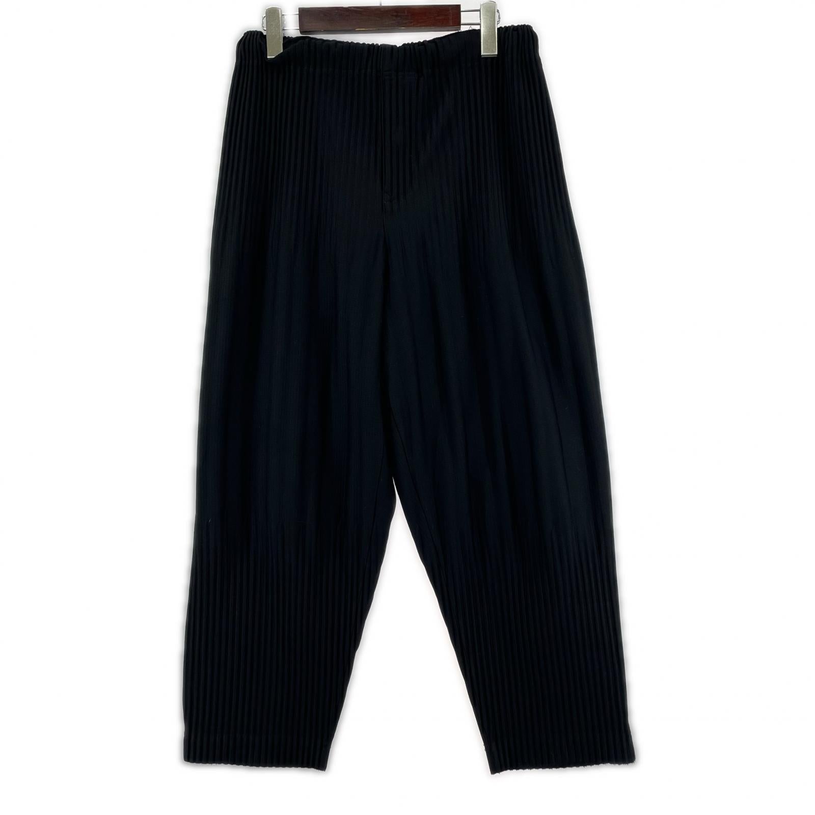 パンツ HOMME PLISSE BASICS 消しプリーツ (1) 1 ブラック