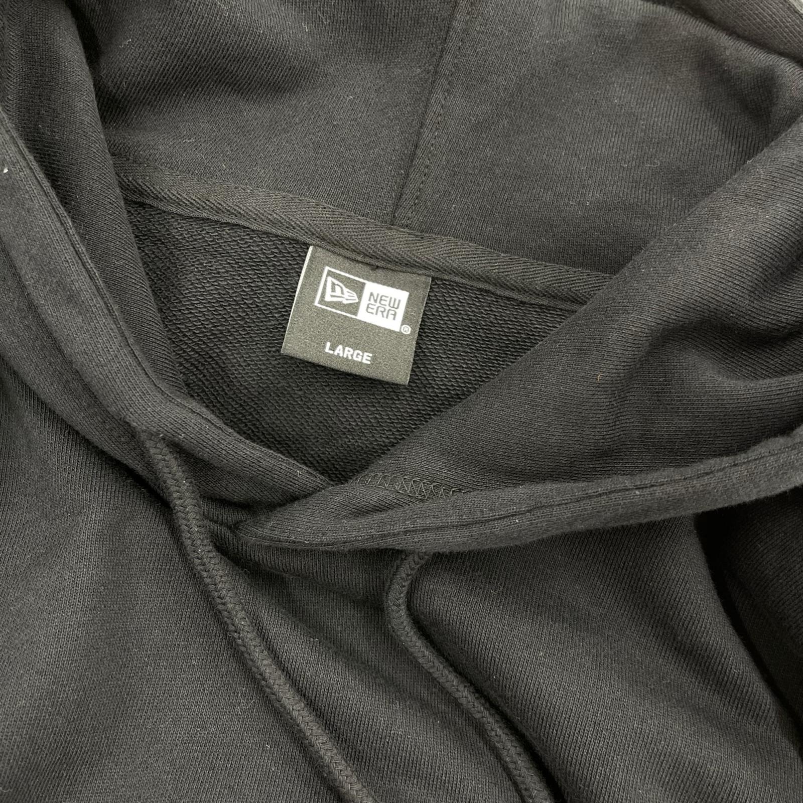 パーカー NEW ERA 黒 L ブラック