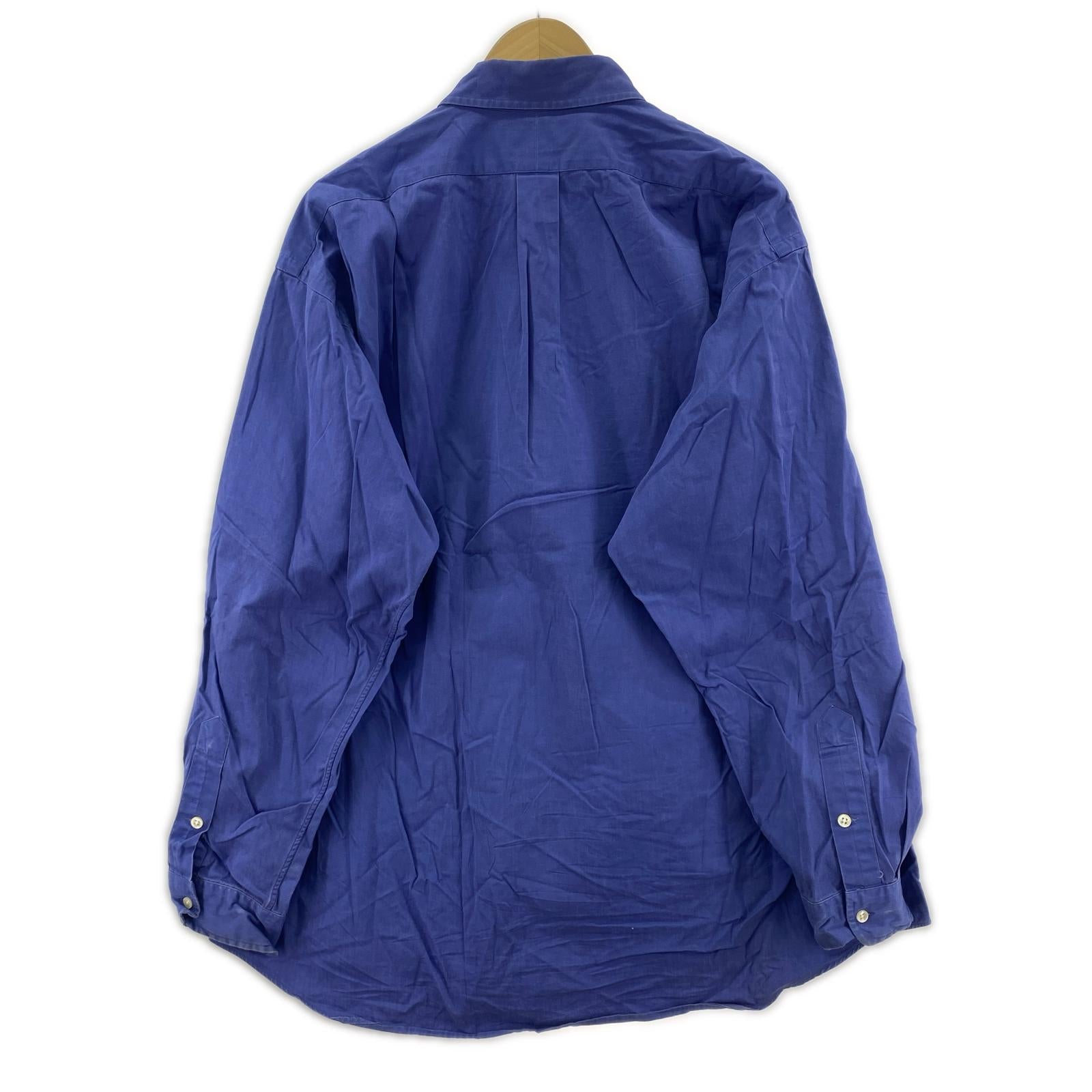 長袖シャツ BLAKE L/Sシャツ ブルー (XL) LL ブルー