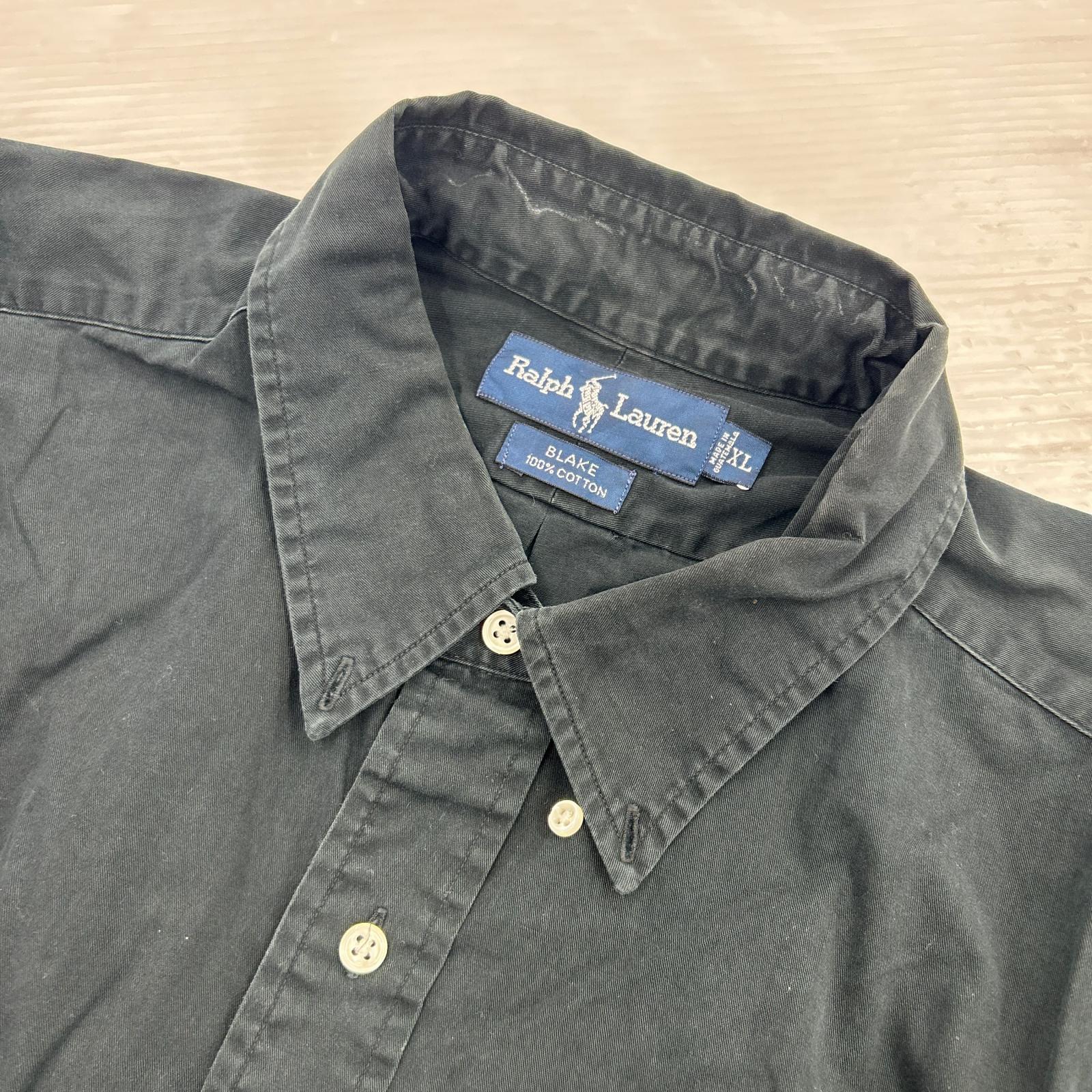 長袖シャツ BLAKE L/Sシャツ ブラック (XL) LL ブラック