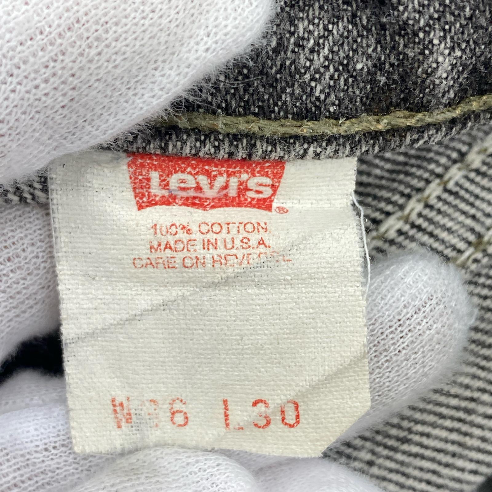 デニムパンツ 90s 517 オレンジタブ USA製 先染め ブラック
