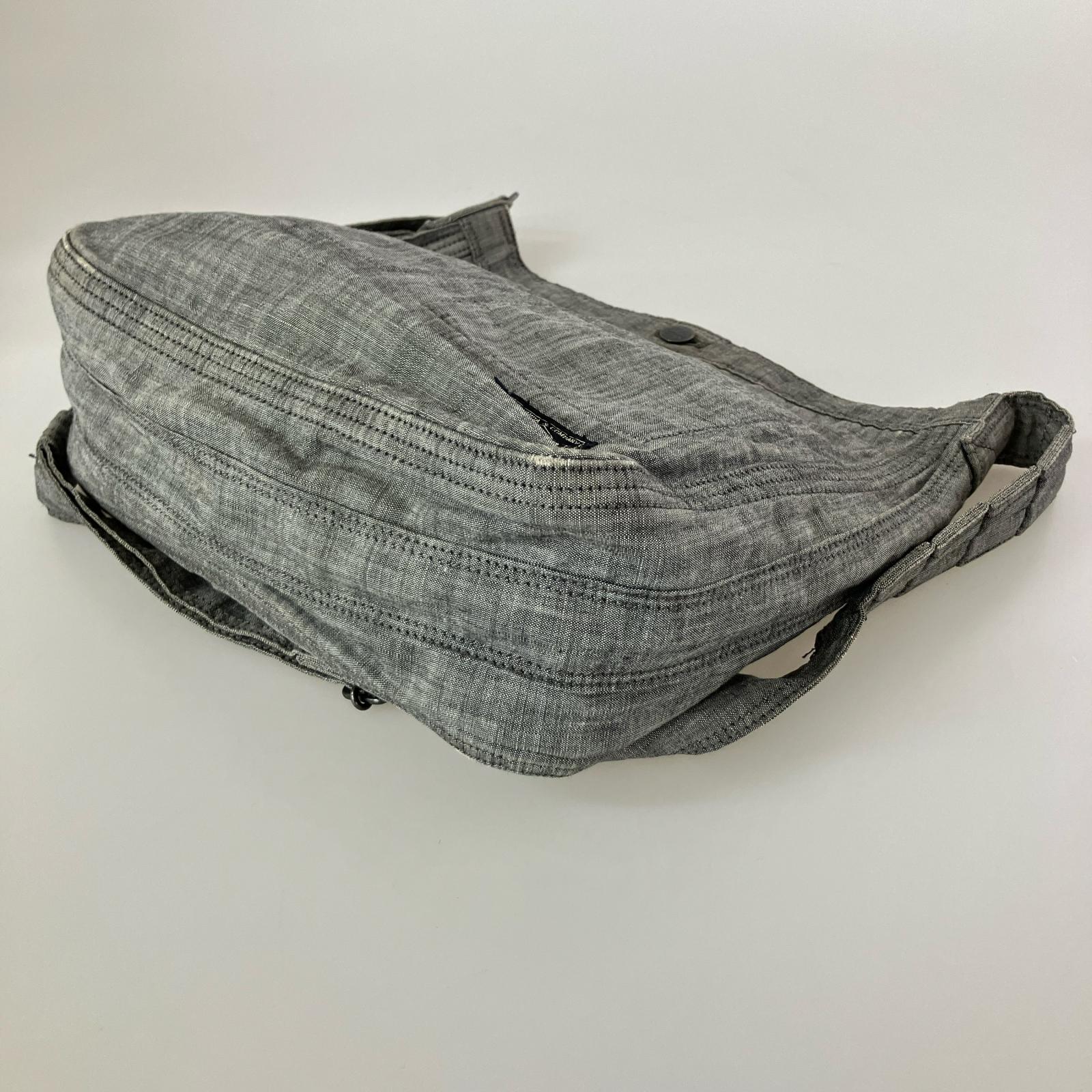 ショルダーバッグ PORTER デニムショルダーバッグ グレー