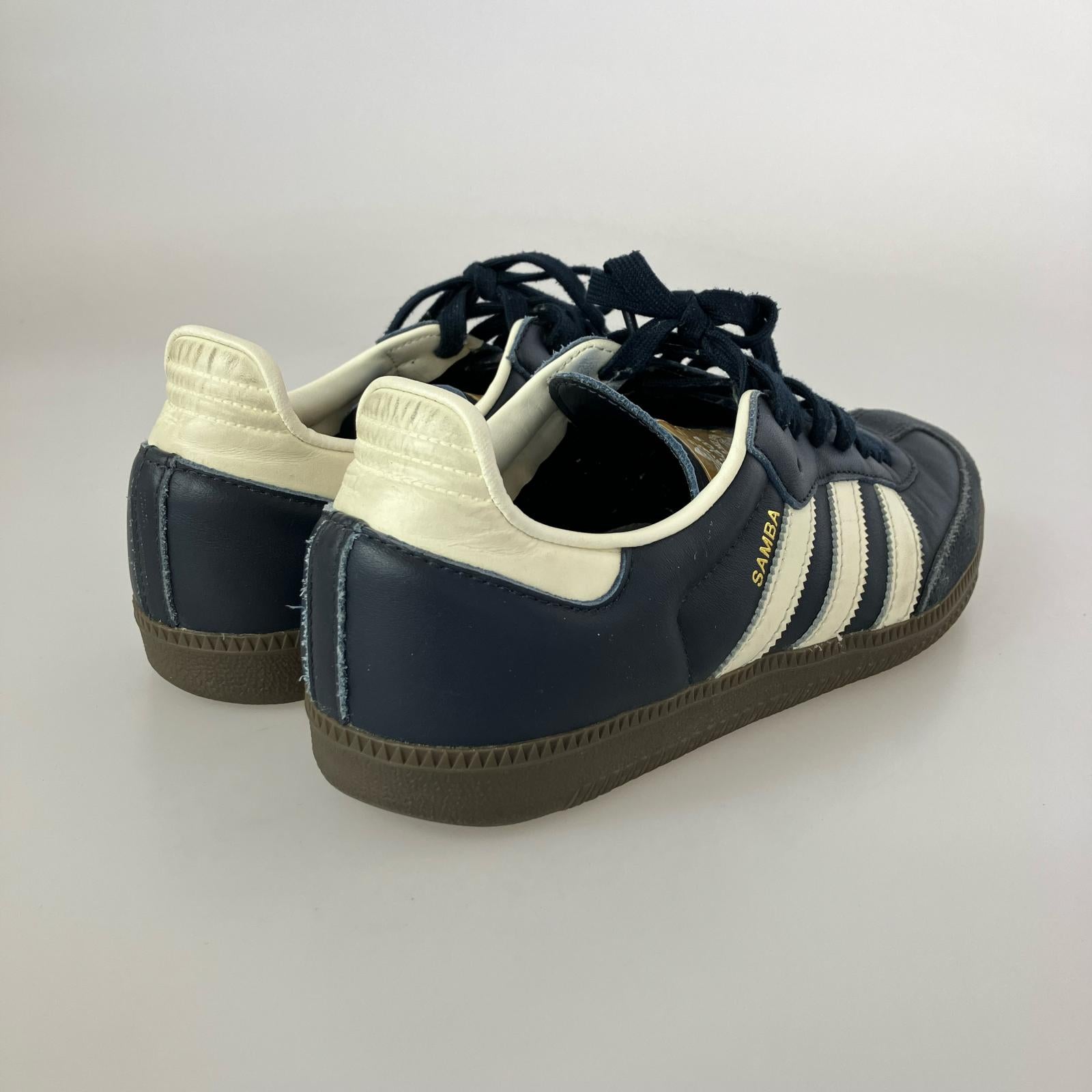 スニーカー SAMBA OG ID2056 紺 26.5cm 27cm (US9 UK8 1/2 EU44) ネイビー
