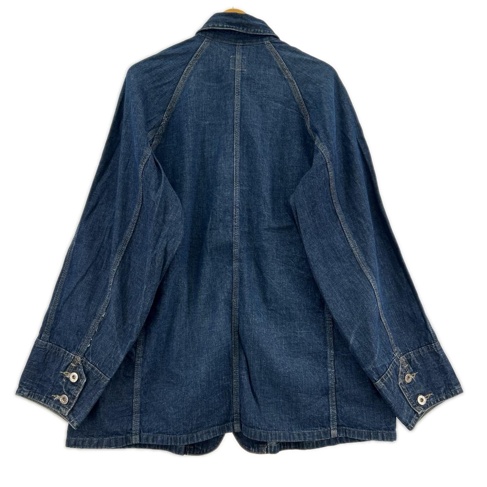 デニムジャケット 青 S ネイビー