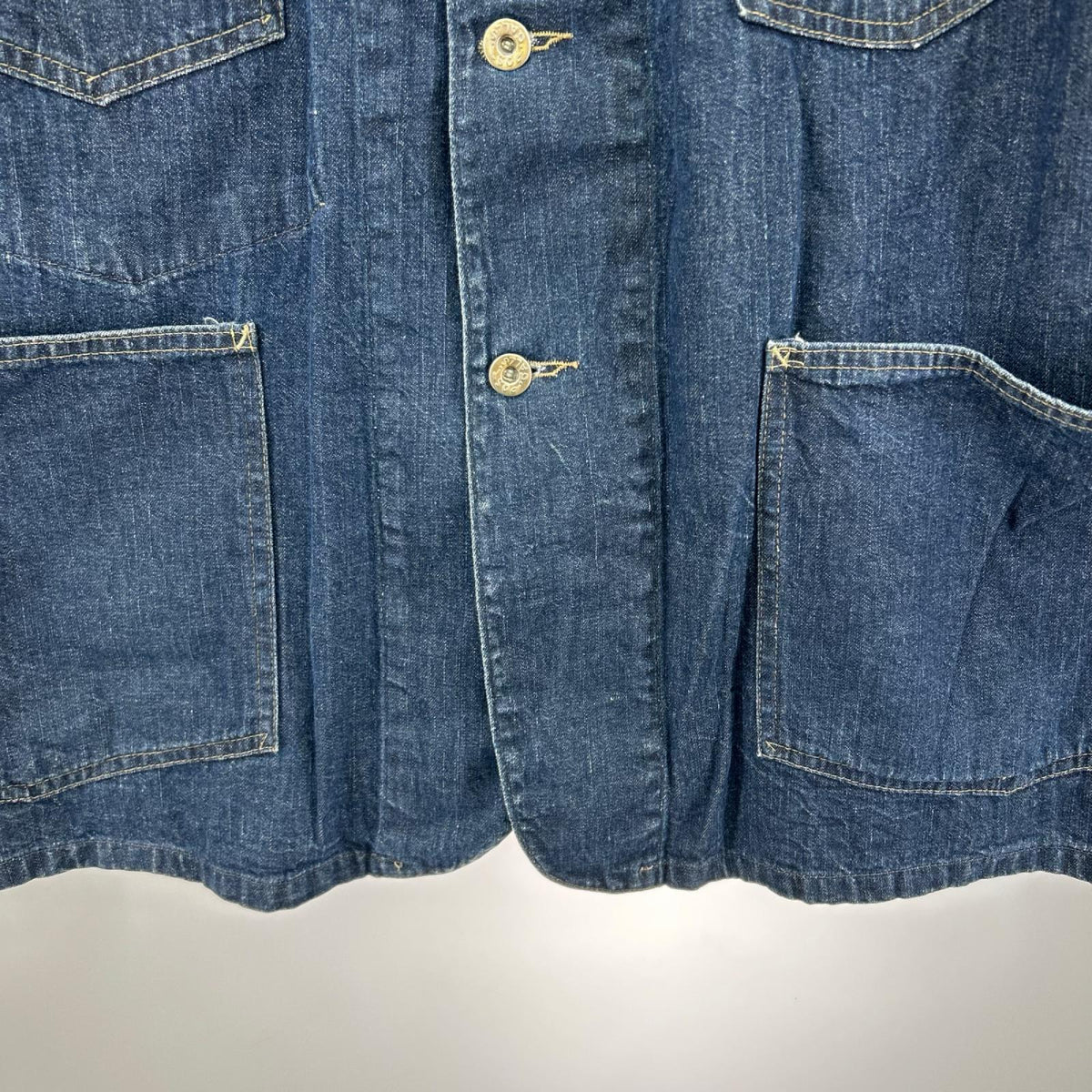 デニムジャケット 青 S ネイビー