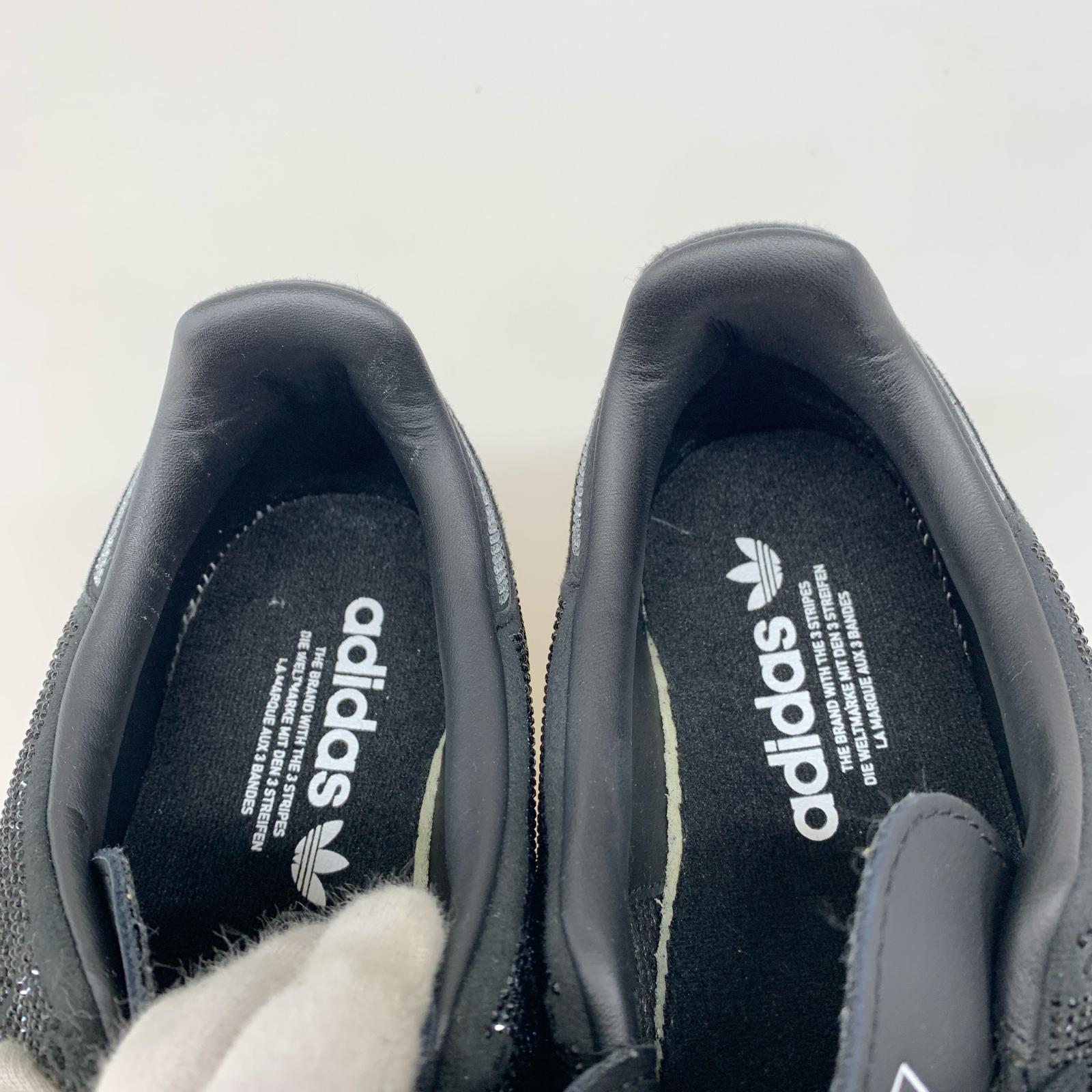 スニーカー adidas originals SAMBA OG IH9052 ラインストーン 黒×シルバー (28) 28cm (US10 UK9 1/2 EU46) ブラック