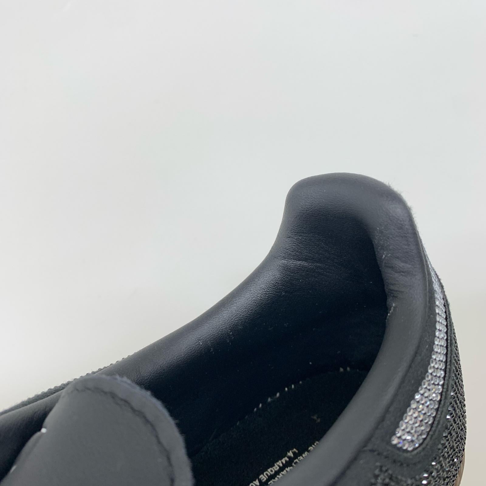 スニーカー adidas originals SAMBA OG IH9052 ラインストーン 黒×シルバー (28) 28cm (US10 UK9 1/2 EU46) ブラック