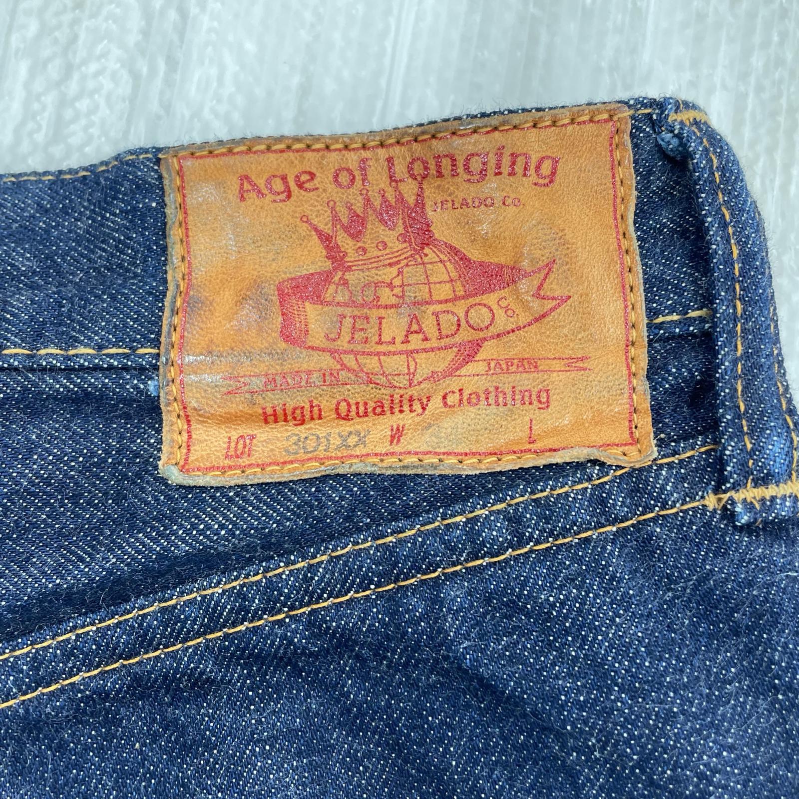 デニムパンツ JELADO Age of Longing 301XX LAST RESORT デニムパンツ インディゴ