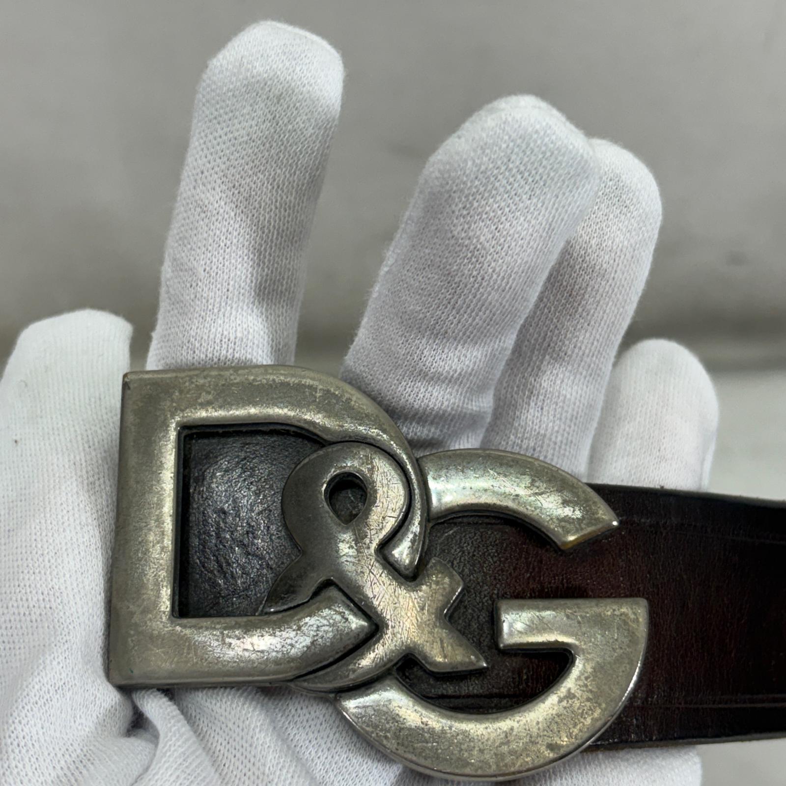 ベルト D&G Buckle Leather Belt