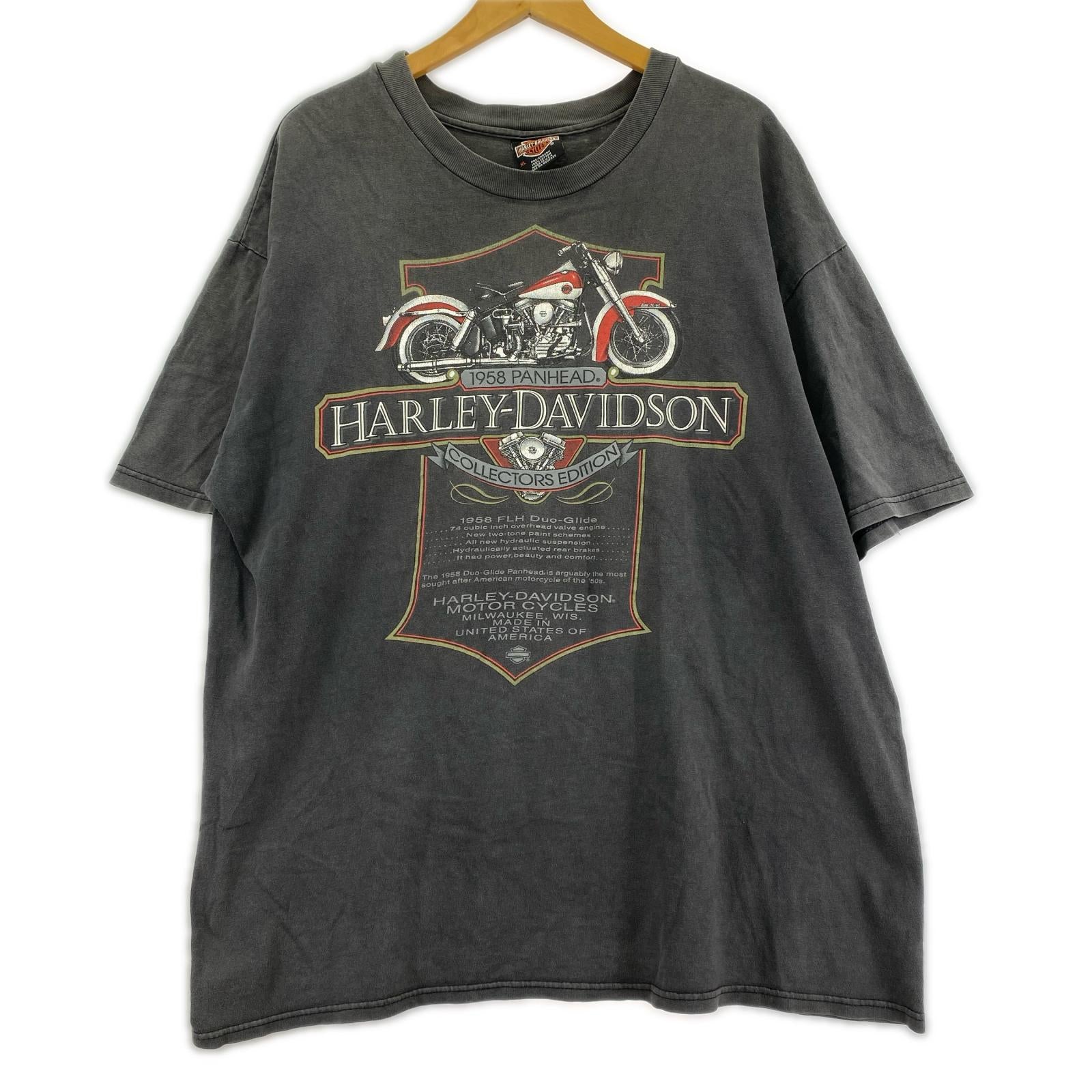 半袖Ｔシャツ USA製 Hanesボディ モーターサイクルT ブラック