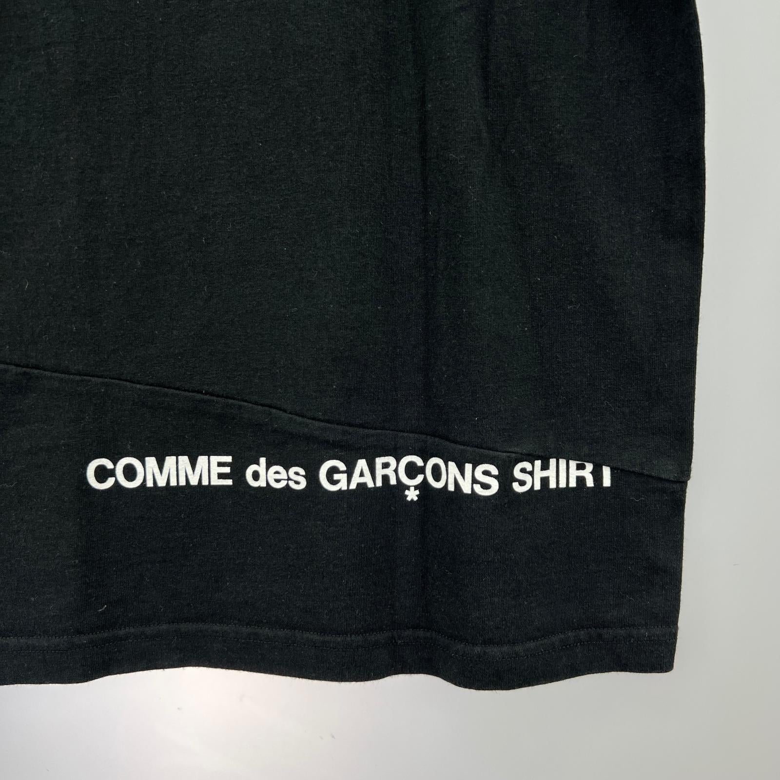 半袖Ｔシャツ ×COMME des GARCONS Split Box Logo Tee b L ブラック