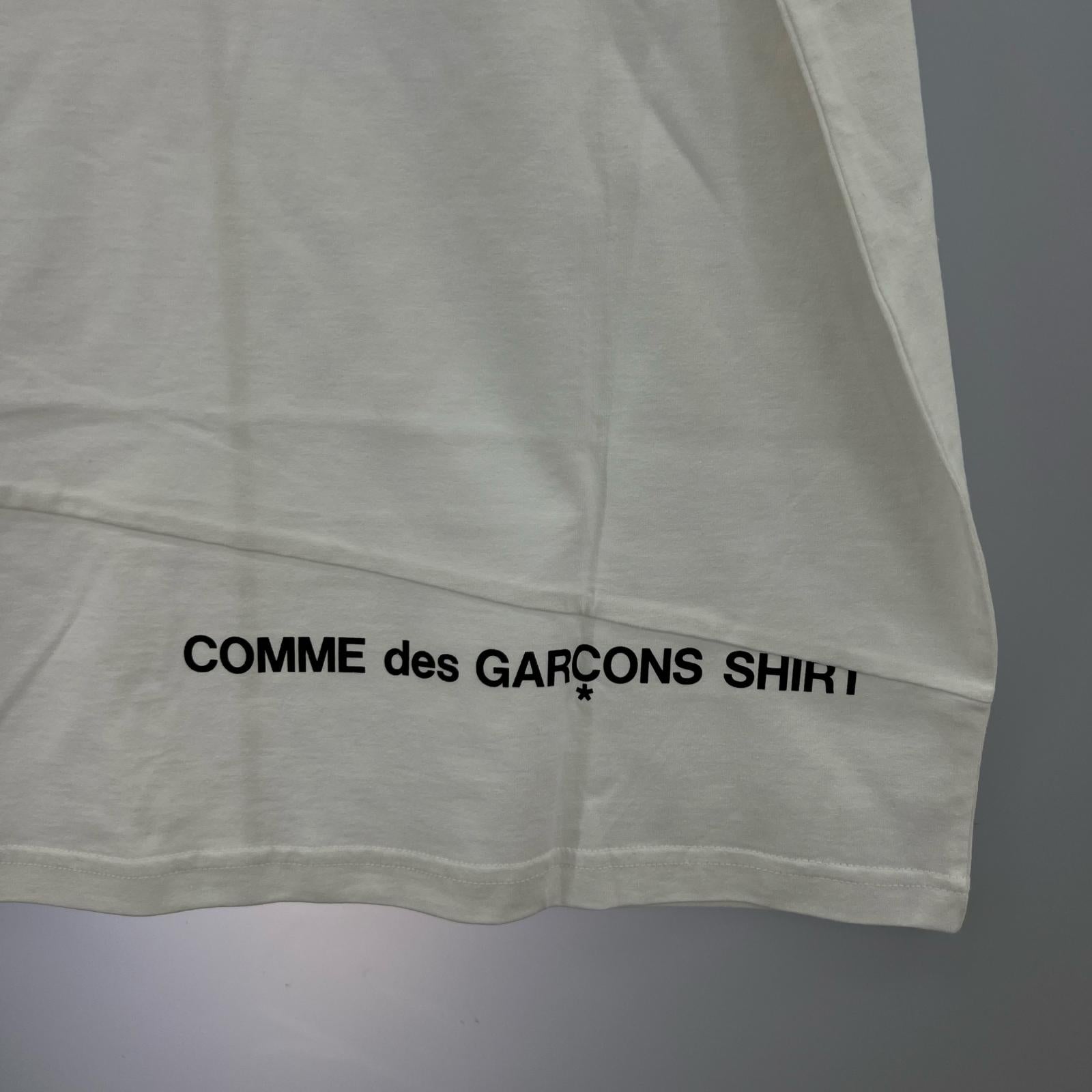 半袖Ｔシャツ ×COMME des GARCONS Split Box Logo Tee w L ホワイト