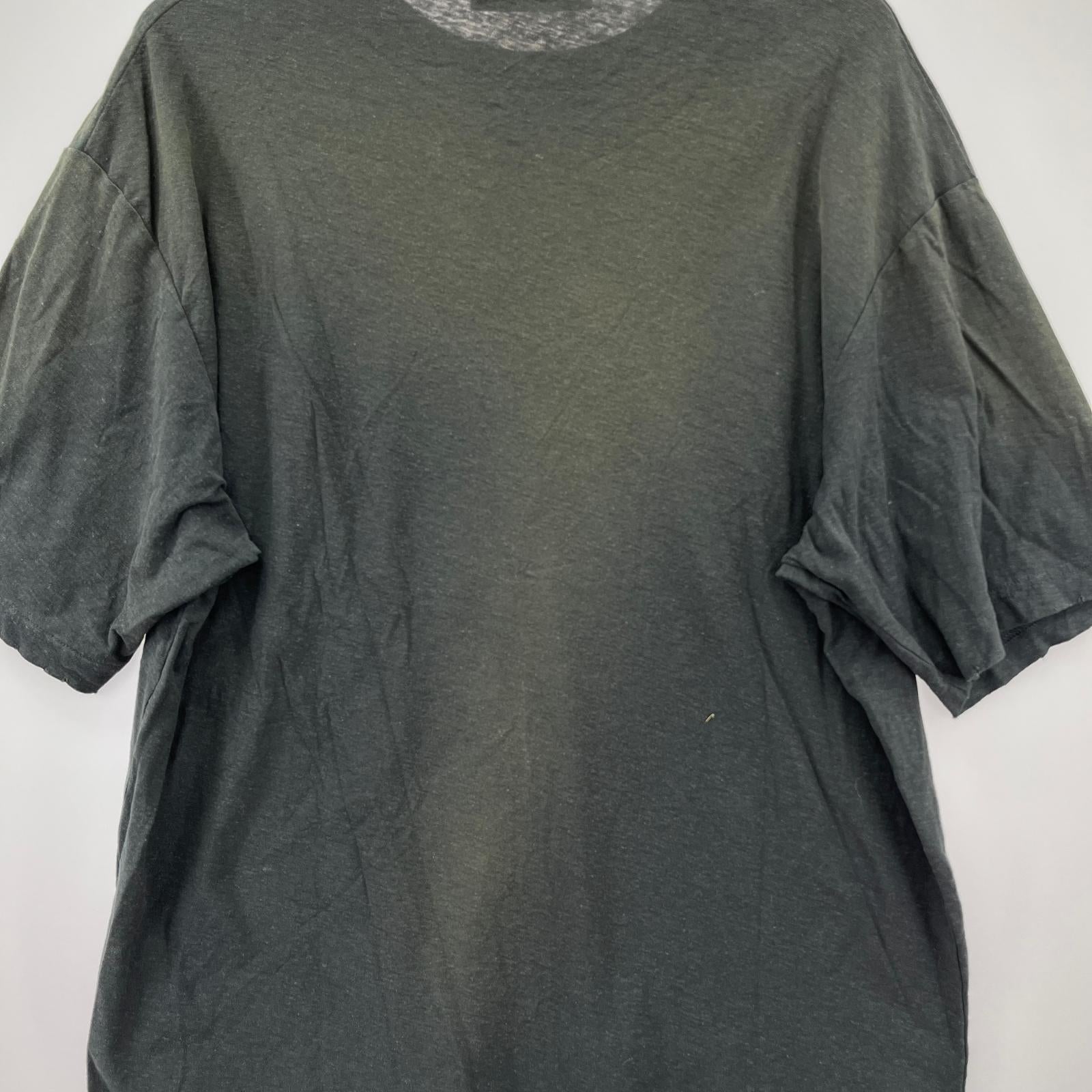 半袖Ｔシャツ ダメージ加工 LOGO T-SHIRT RELAXED FITT S カーキ