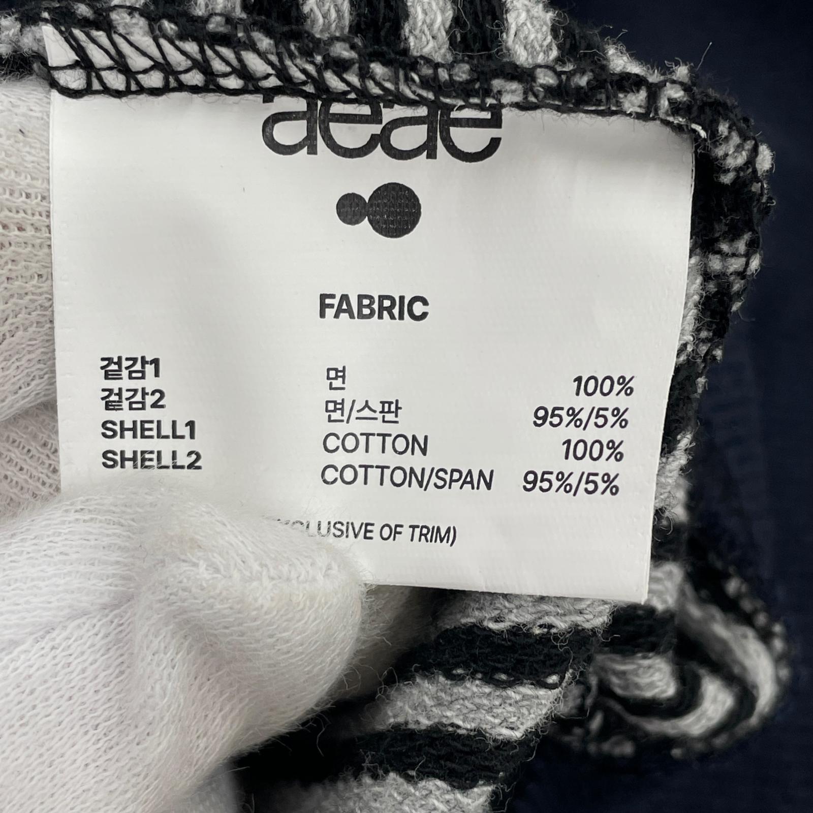 パーカー aeae ボーダージップパーカー