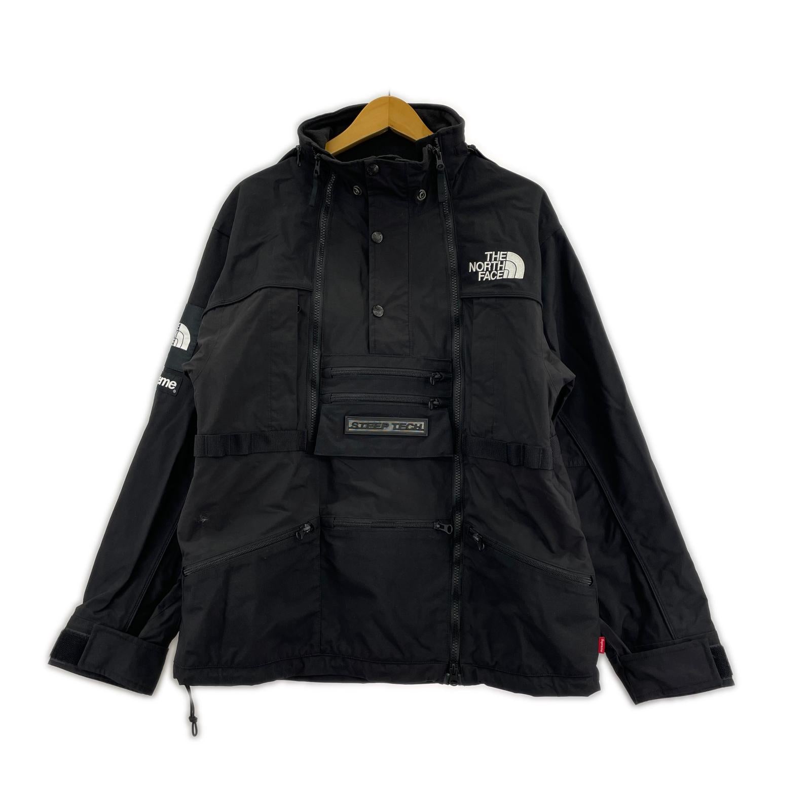 マウンテンパーカー xTHE NORTH FACE スティープ テック レインシェルジャケット S ブラック